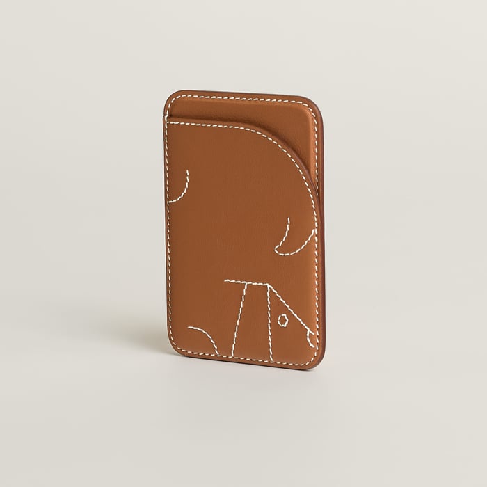 Gold "Dog" Magsafe Card Holder