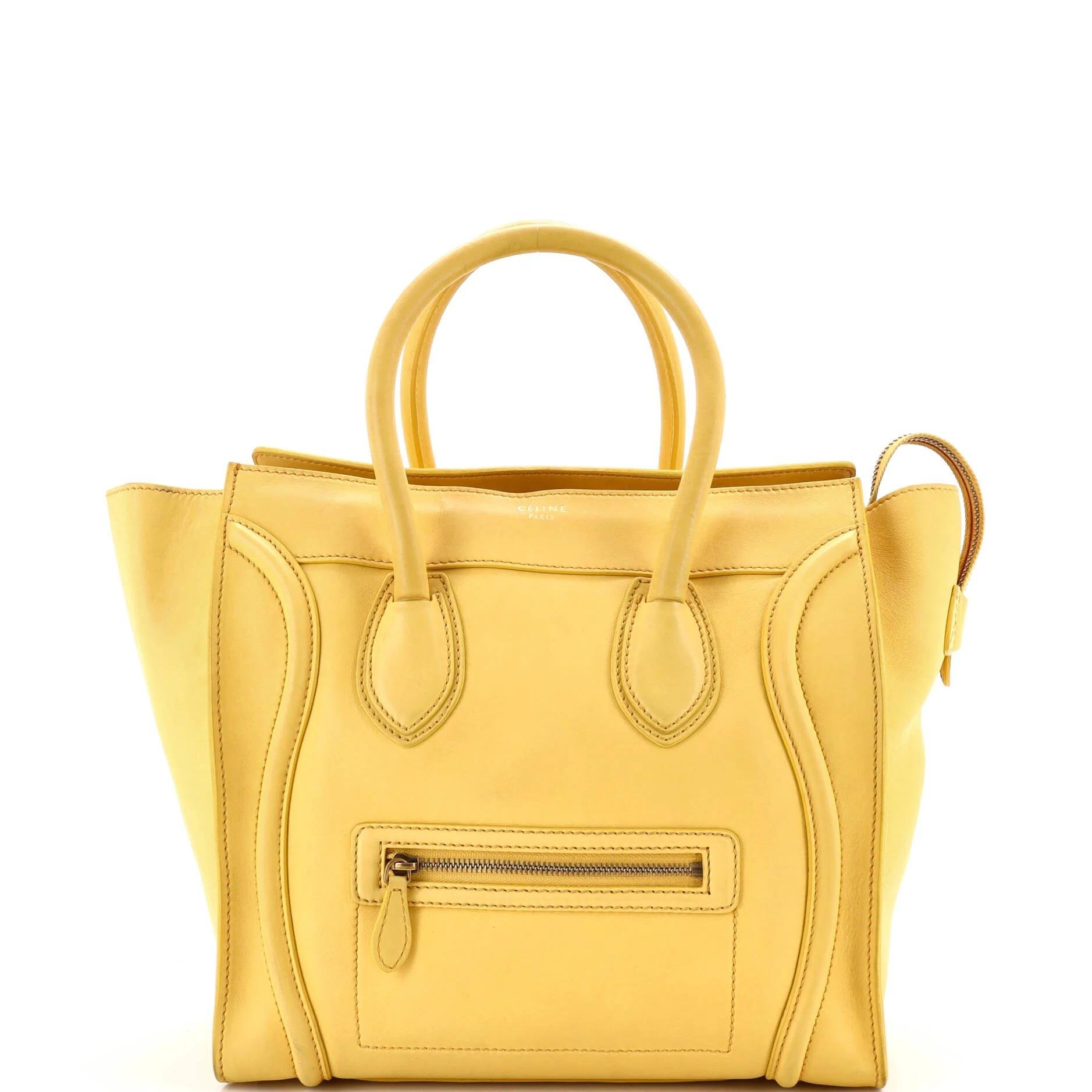 Leather tote