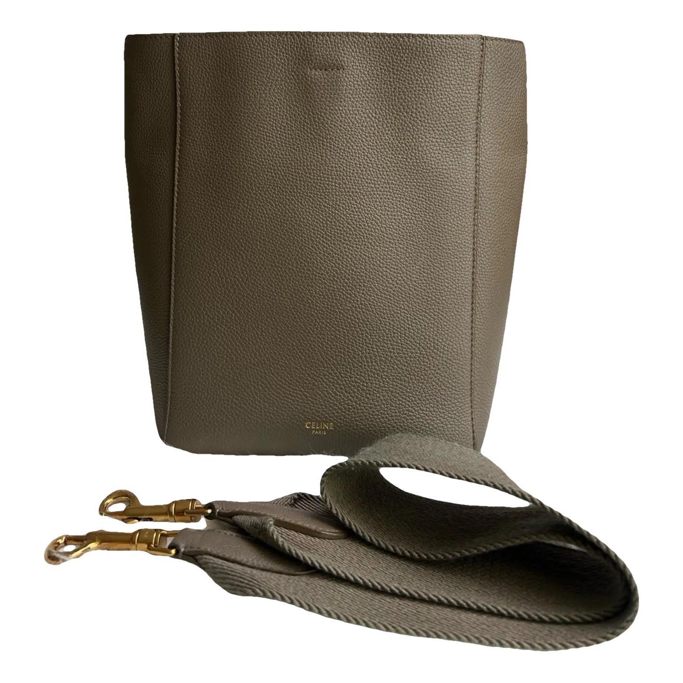 Seau Sangle leather tote
