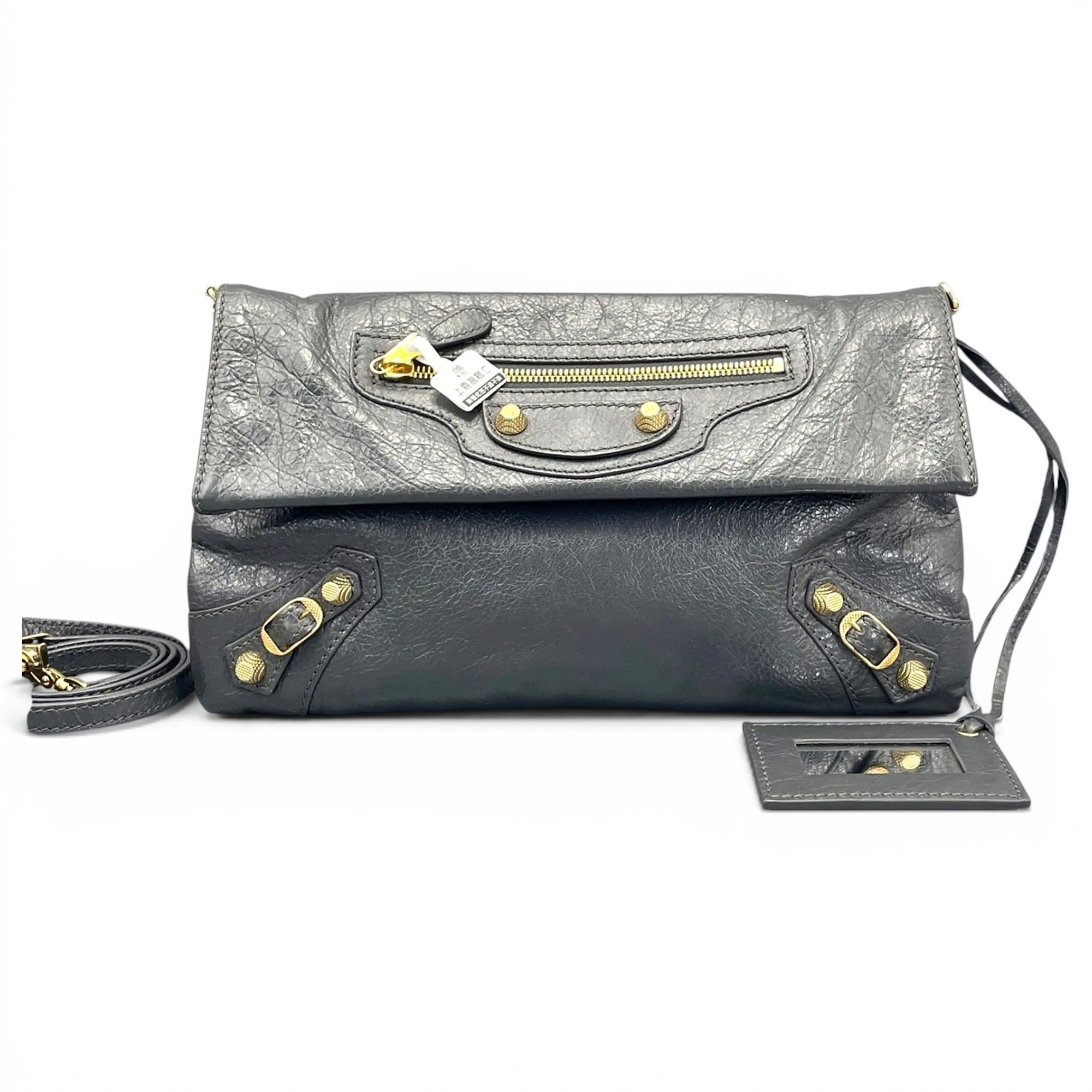 Balenciaga Envelop leather crossbody bag