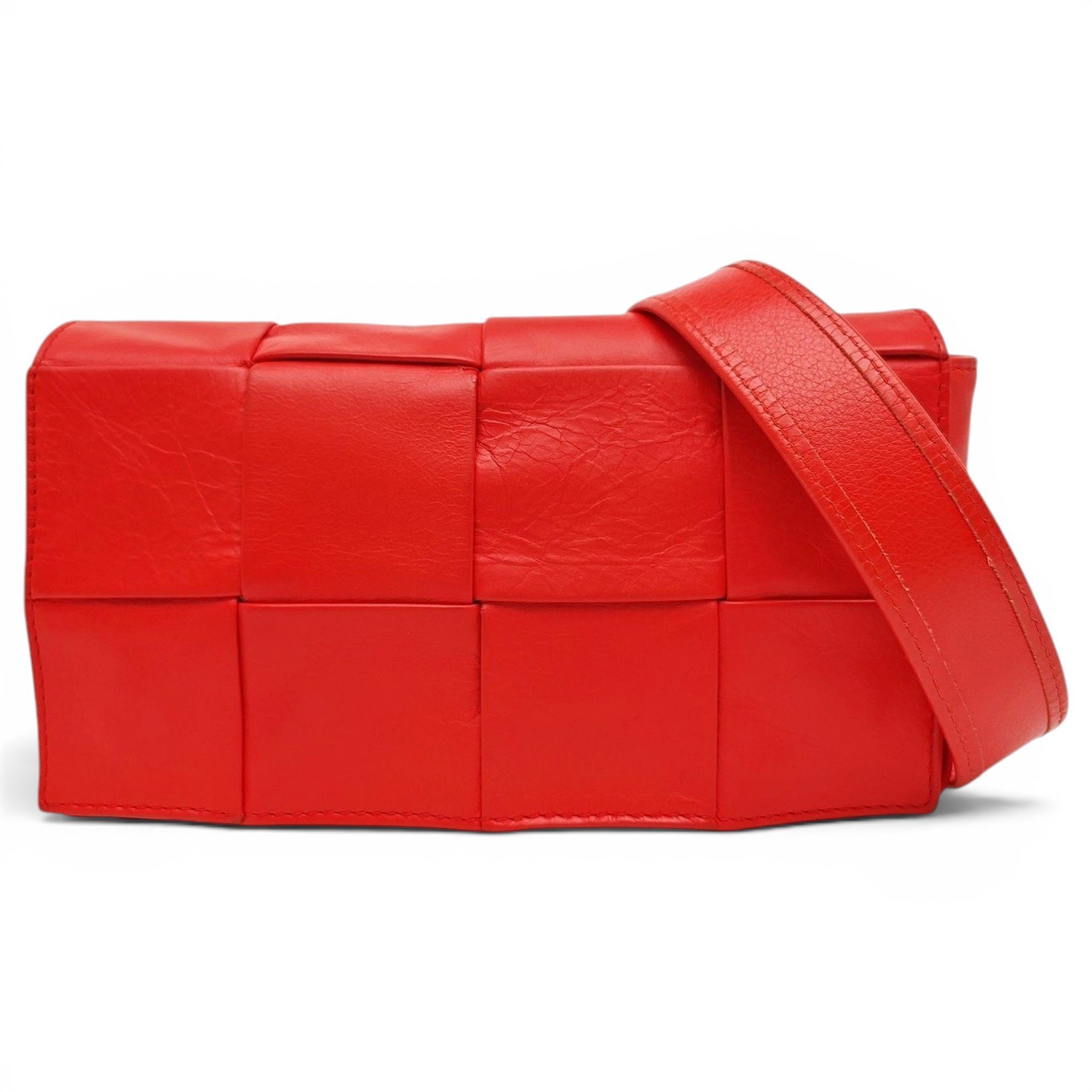 Brick Cassette leather handbag