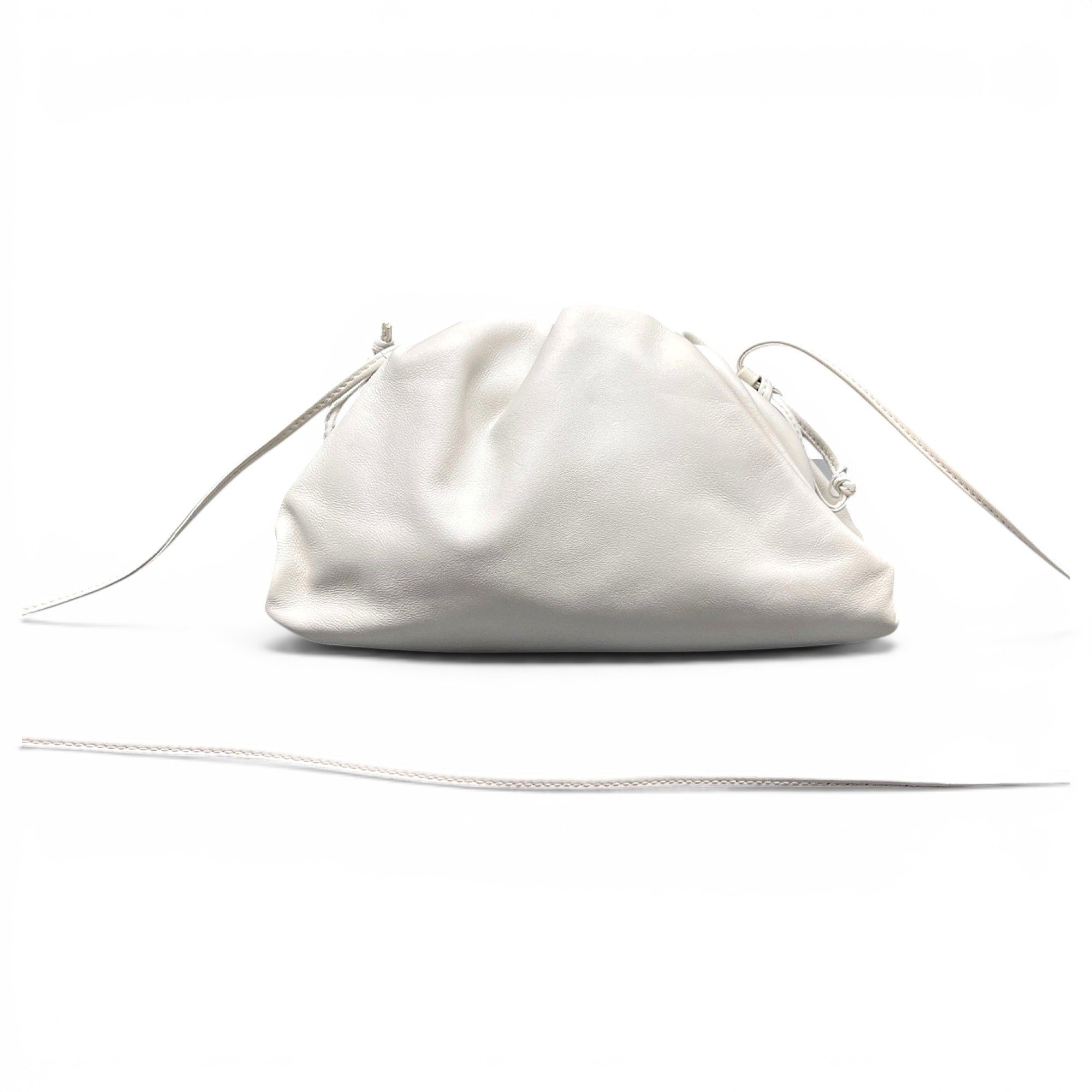 Pouch leather handbag