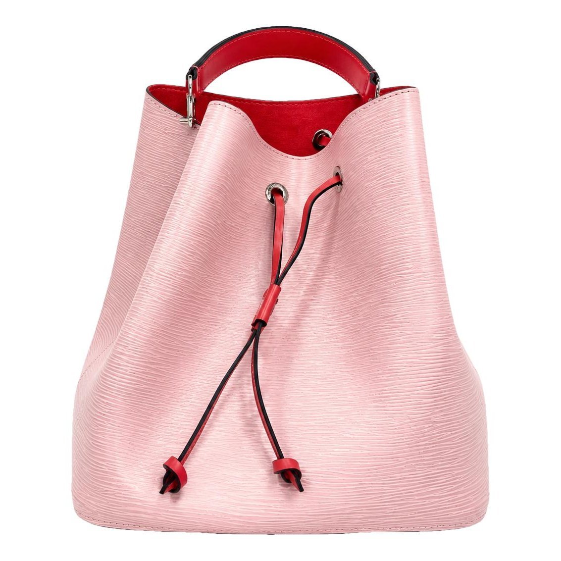 Lockme Bucket leather handbag