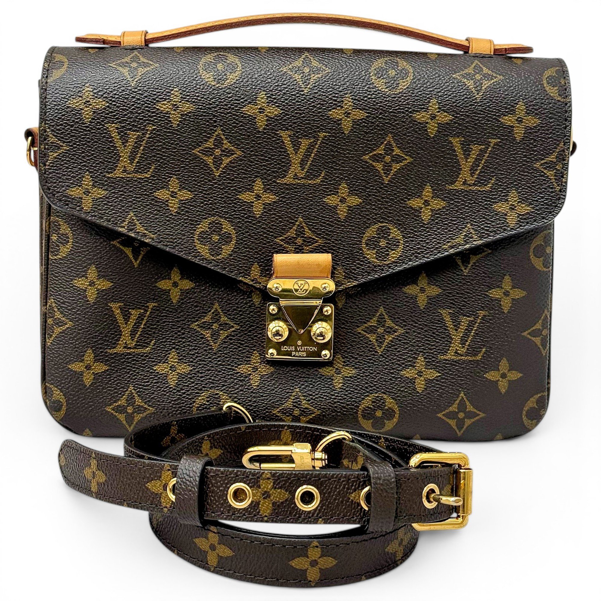 Metis leather handbag