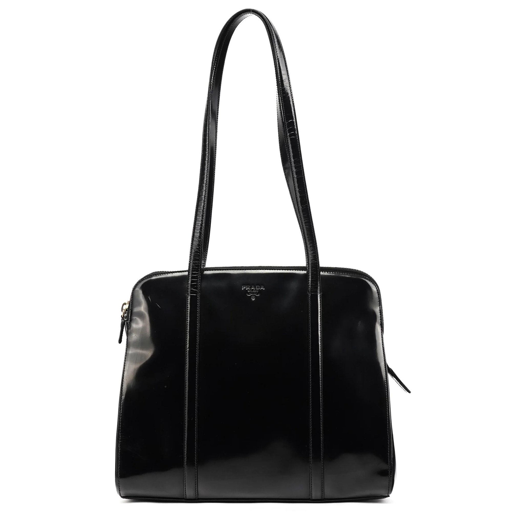Re-Edition 1995 patent leather tote