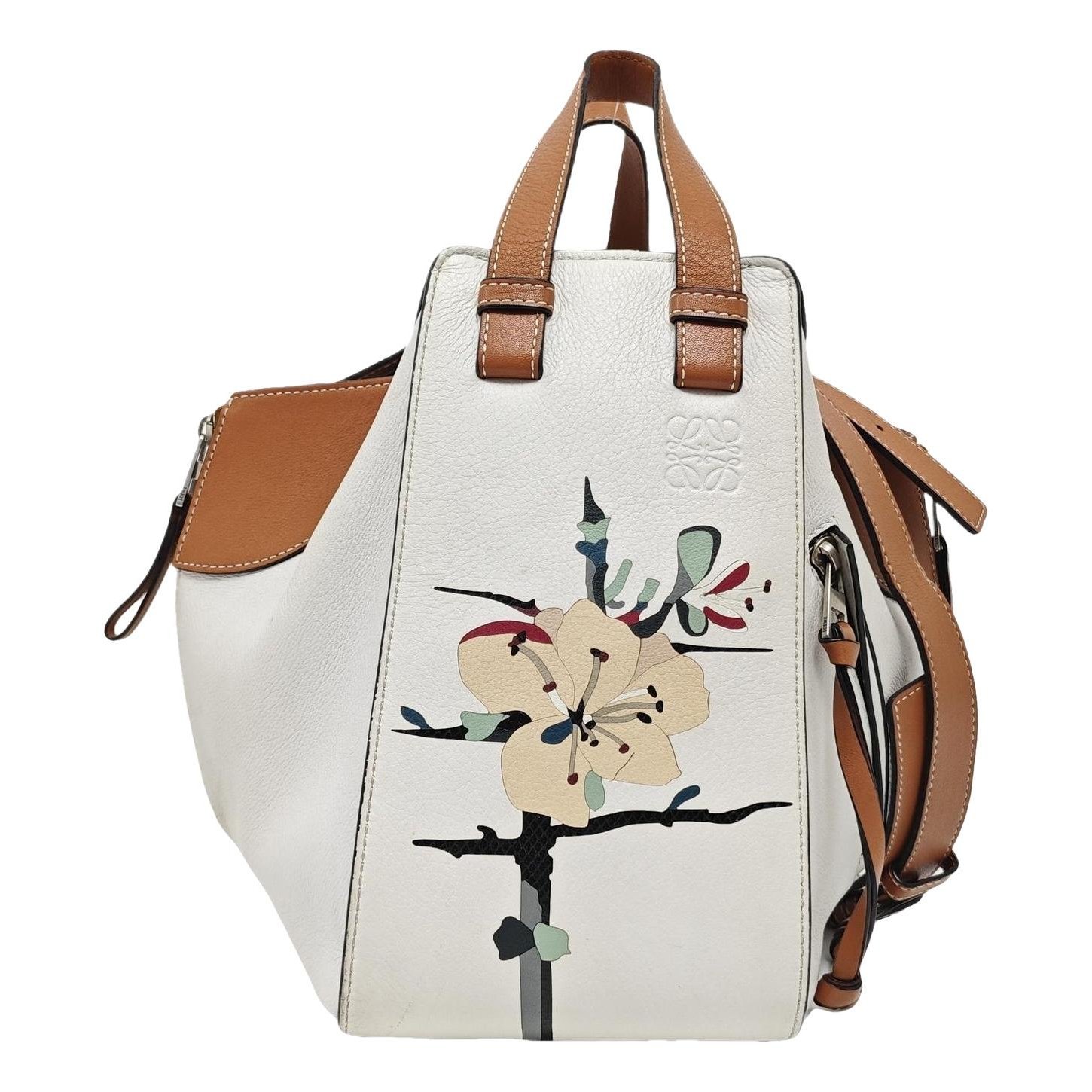 Hammock leather handbag
