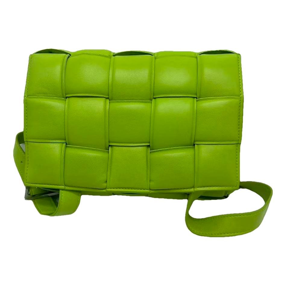 Cassette Padded leather handbag