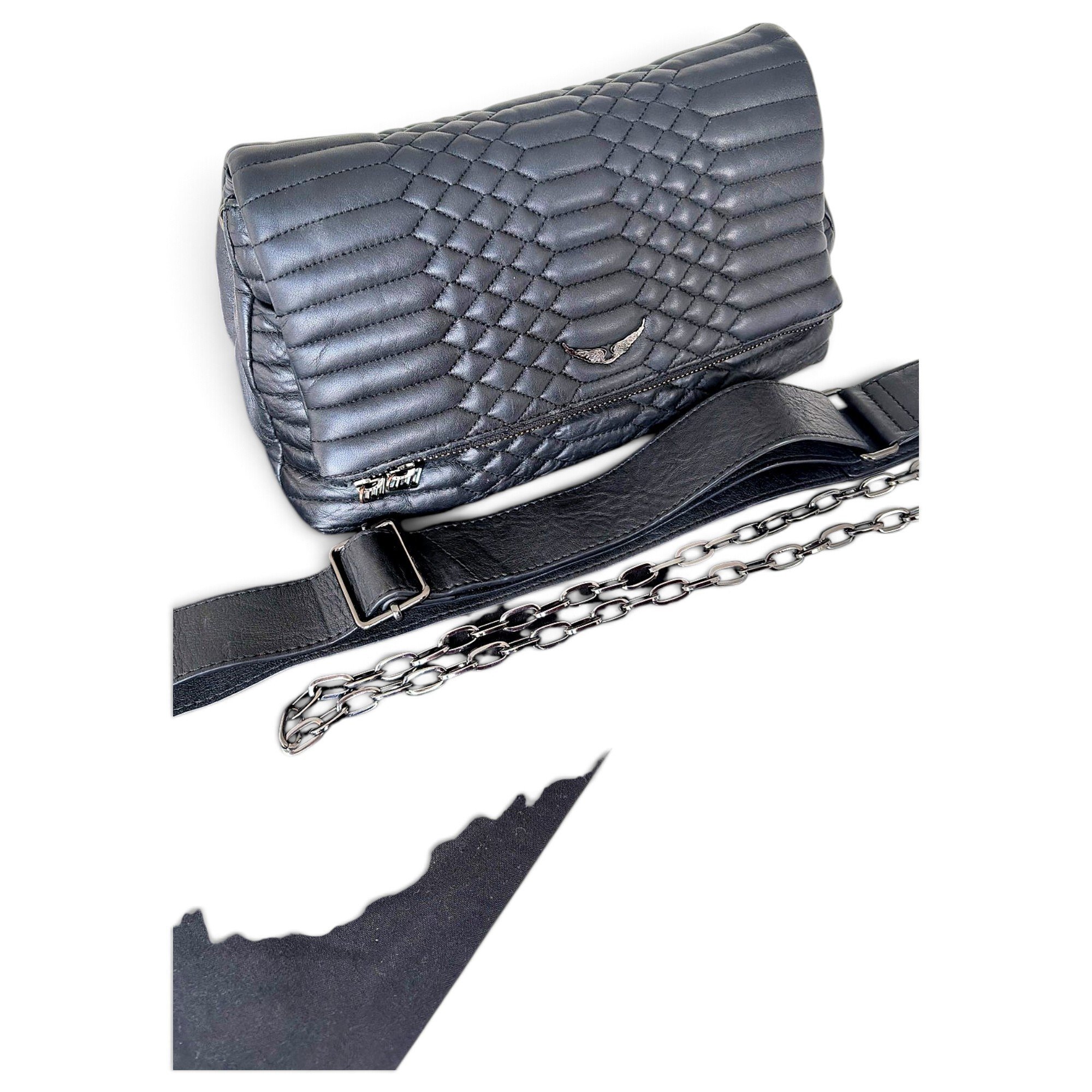 Leather crossbody bag