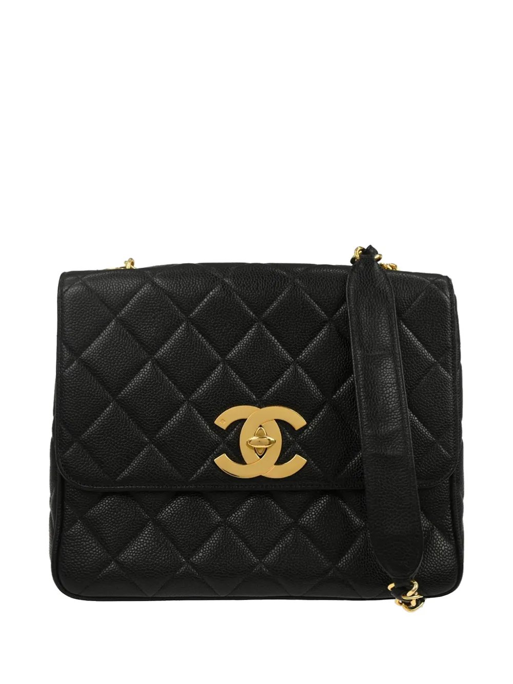 1995 diamond-quilted shoulder bag