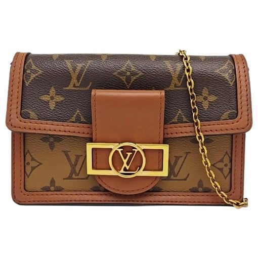 Dauphine leather crossbody bag