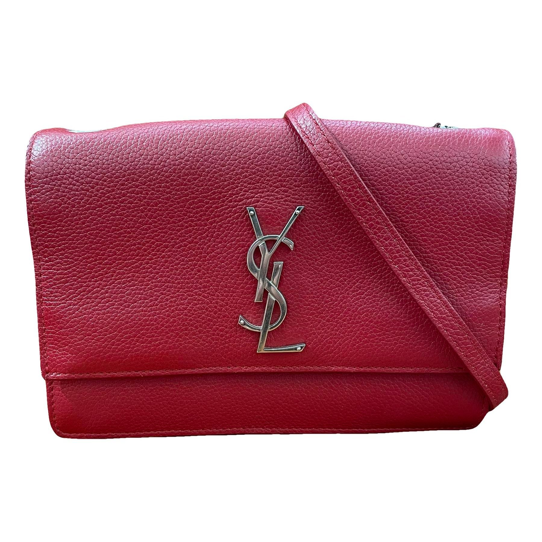 Sunset leather crossbody bag