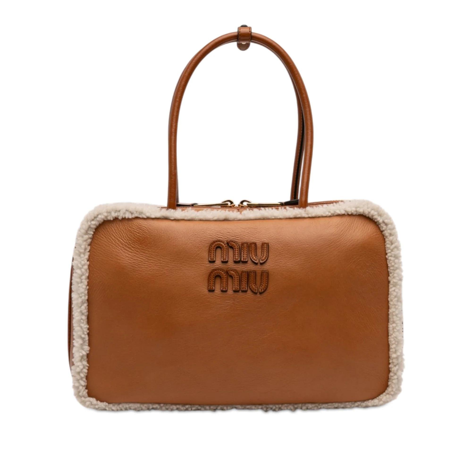 Beau pony-style calfskin handbag