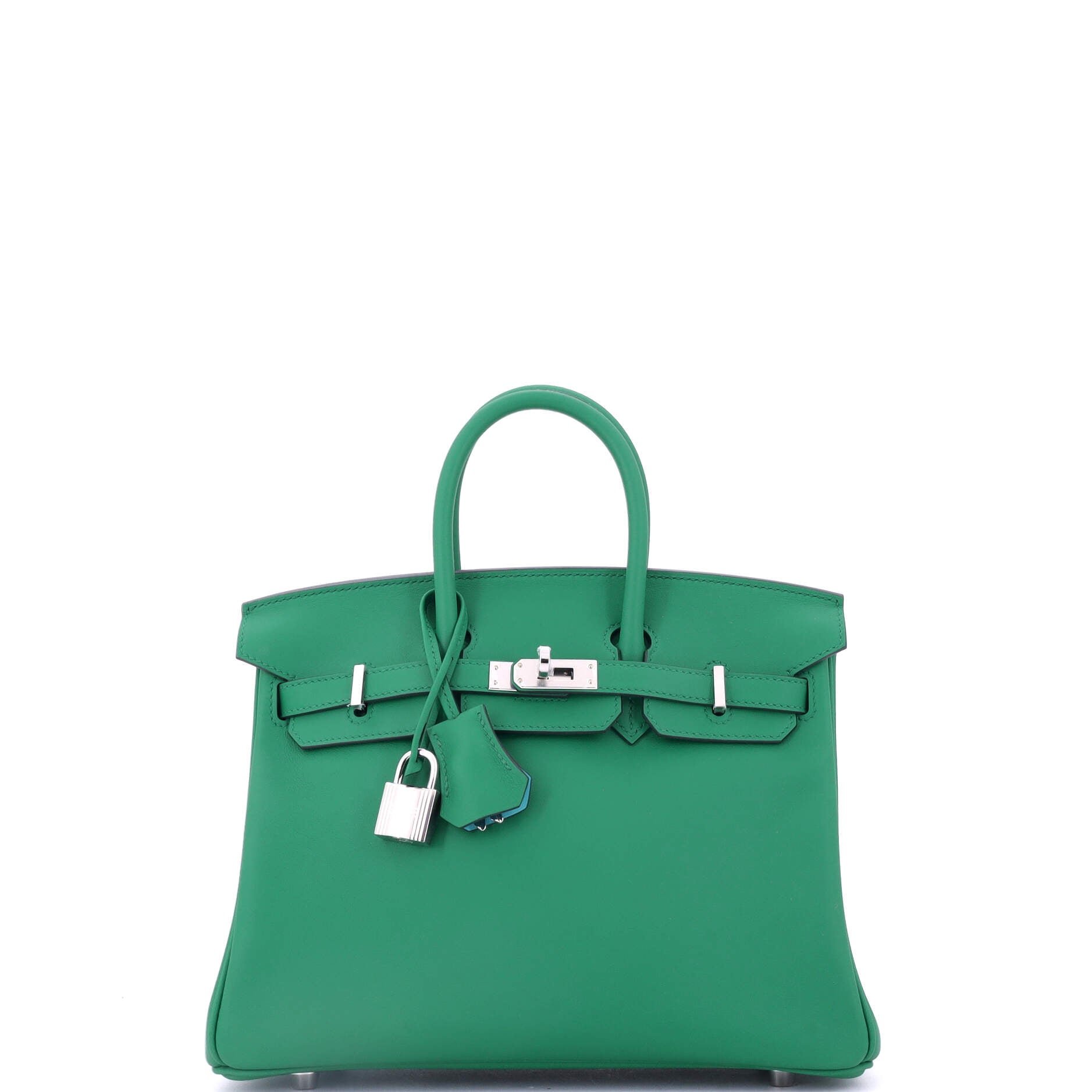 Hermes Birkin Handbag Verso Swift with Palladium Hardware 25