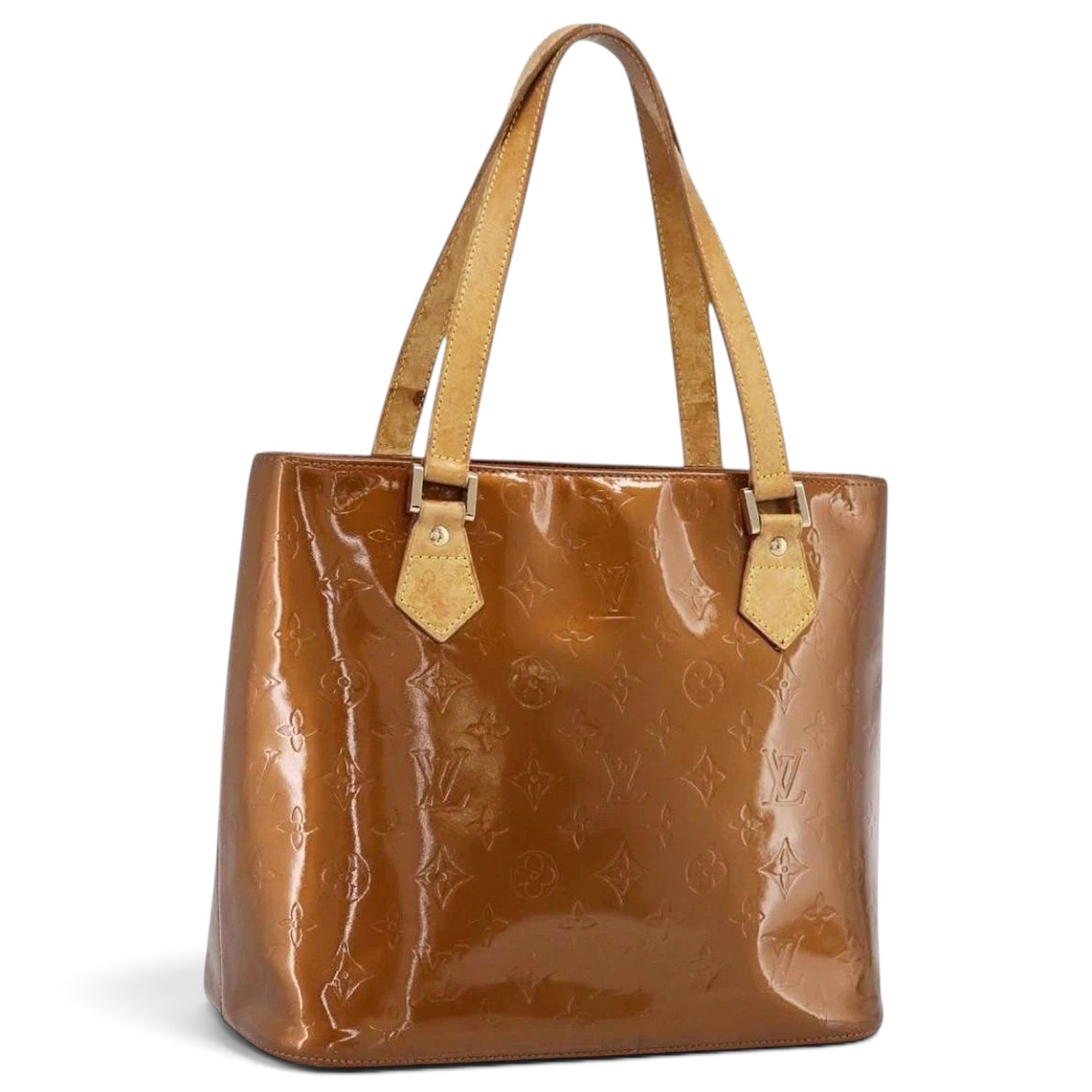 Houston patent leather handbag