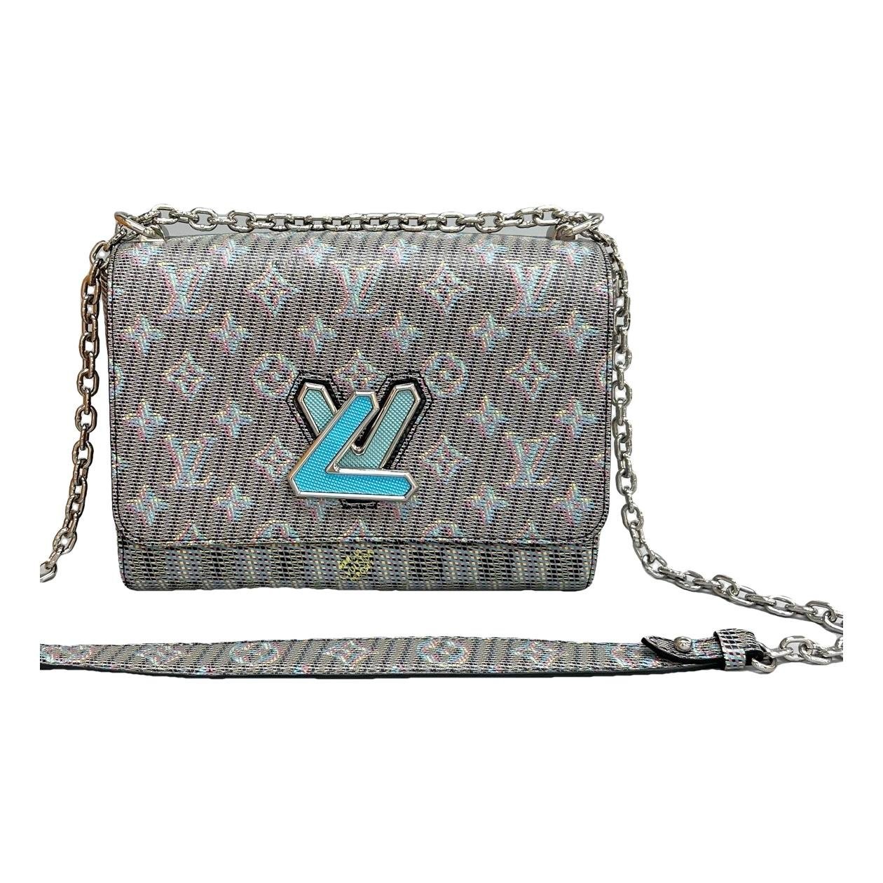 Twist leather handbag