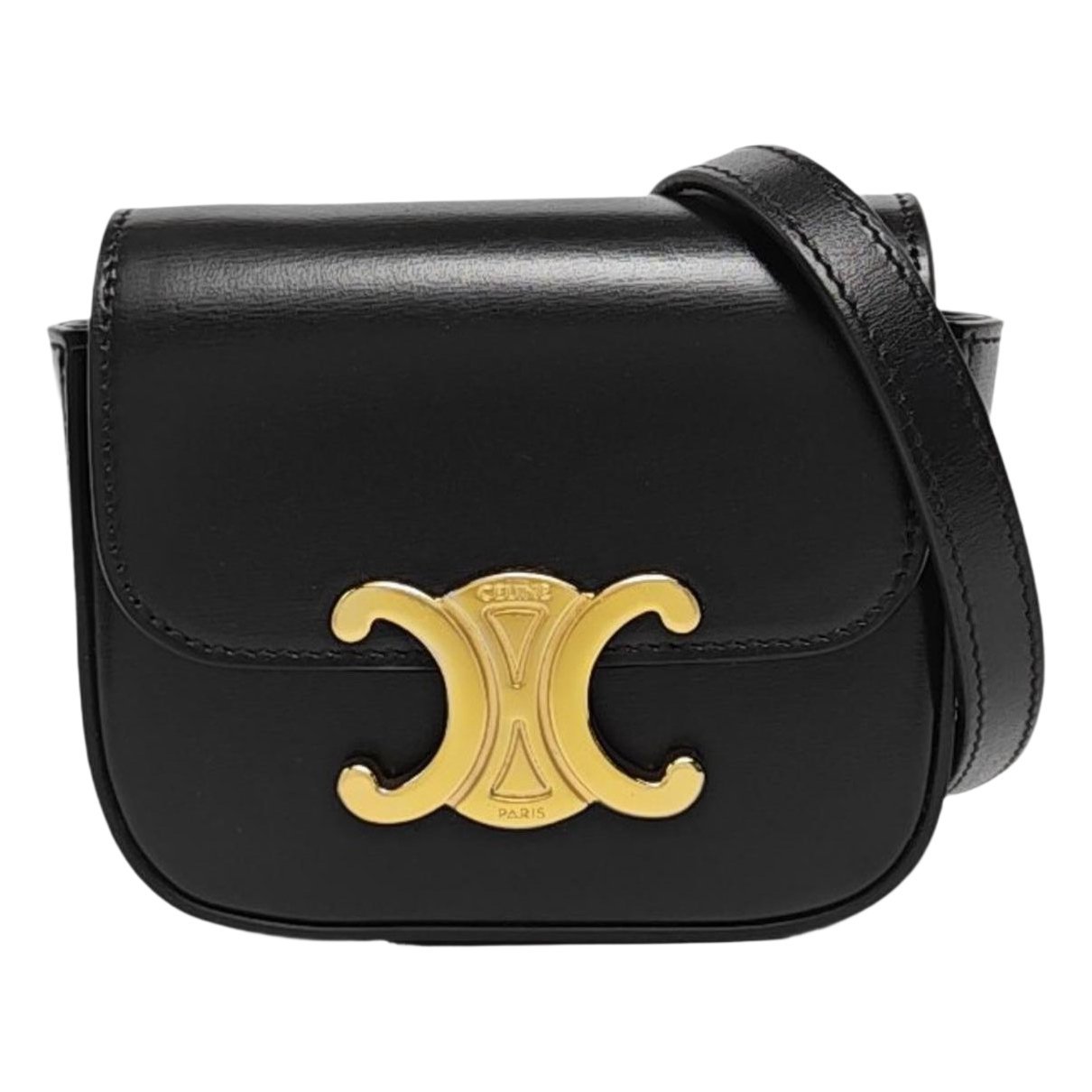 Triomphe leather mini bag