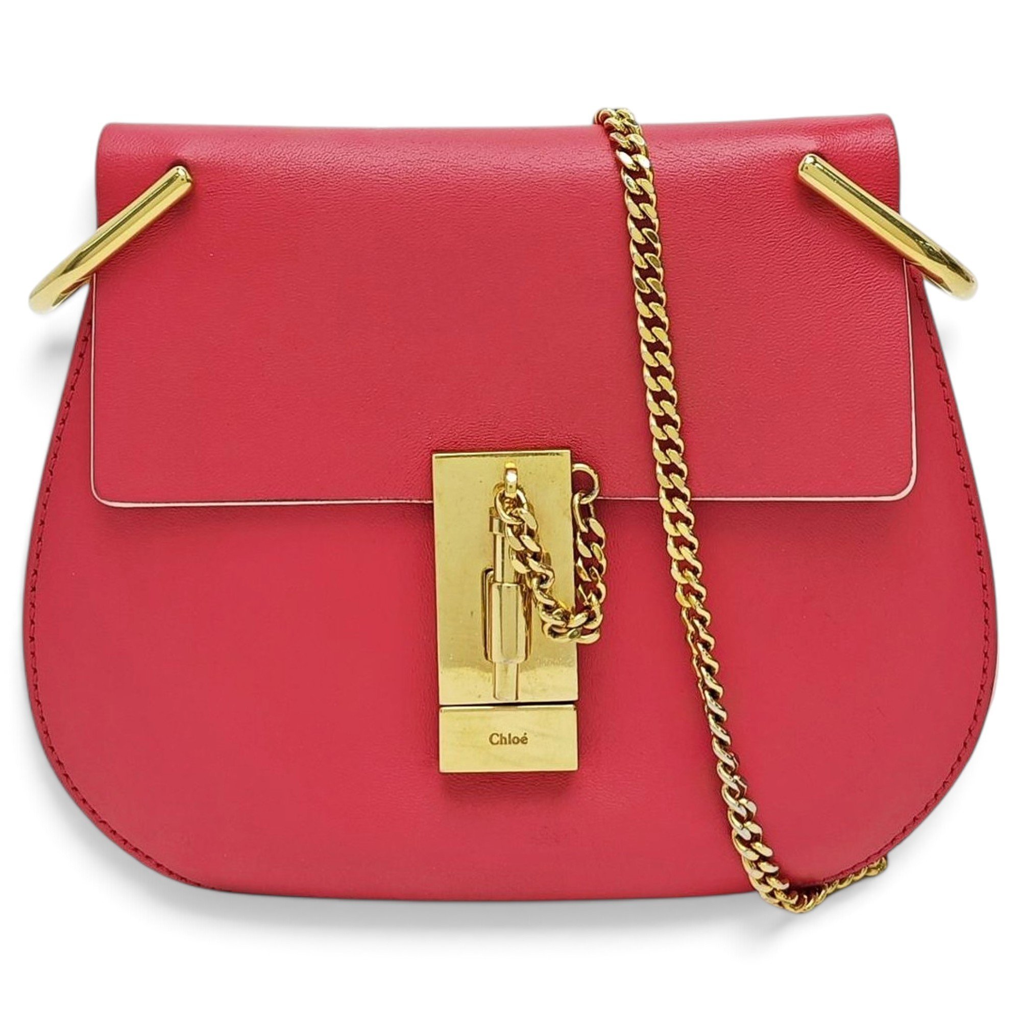 Drew leather crossbody bag