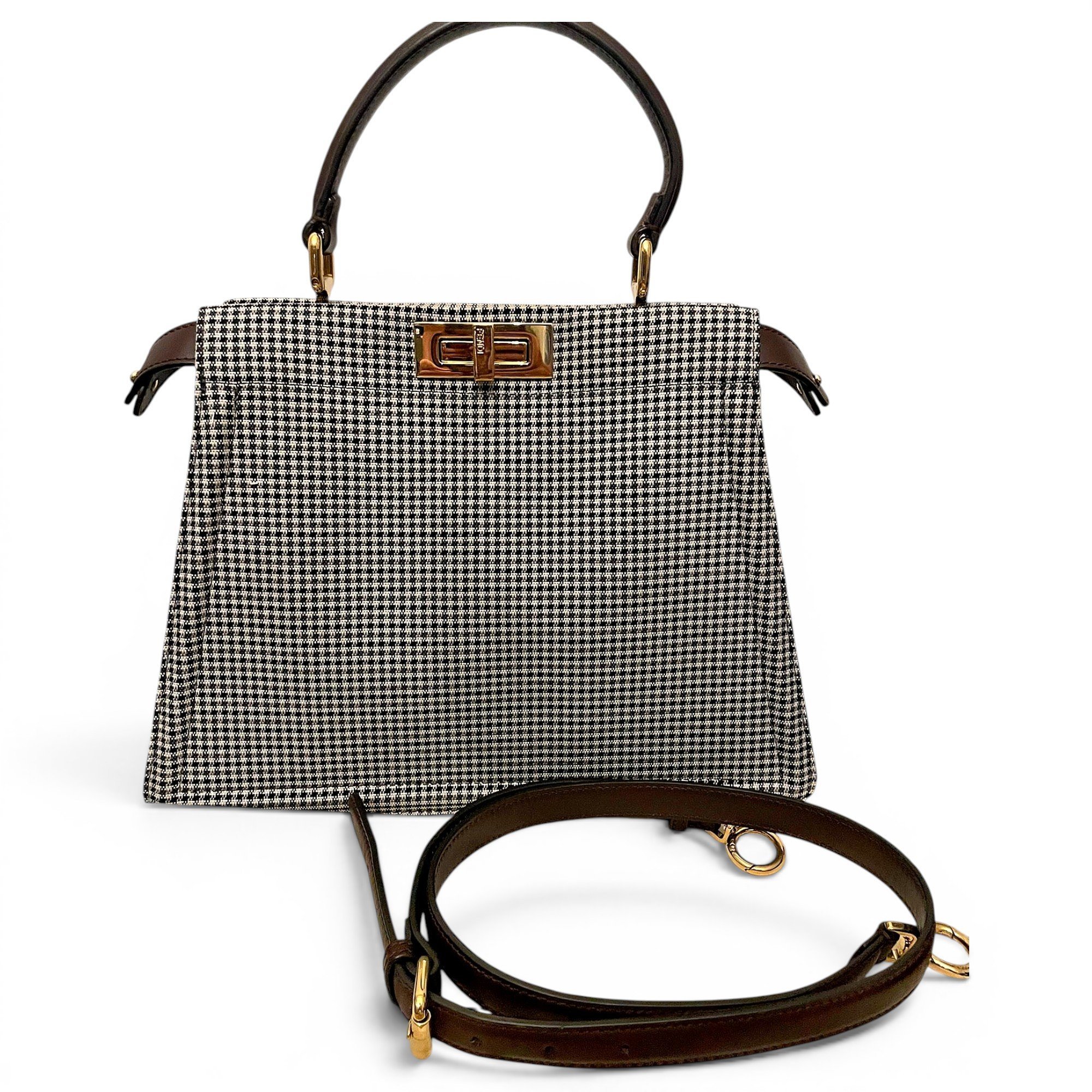 Peekaboo IseeU wool handbag