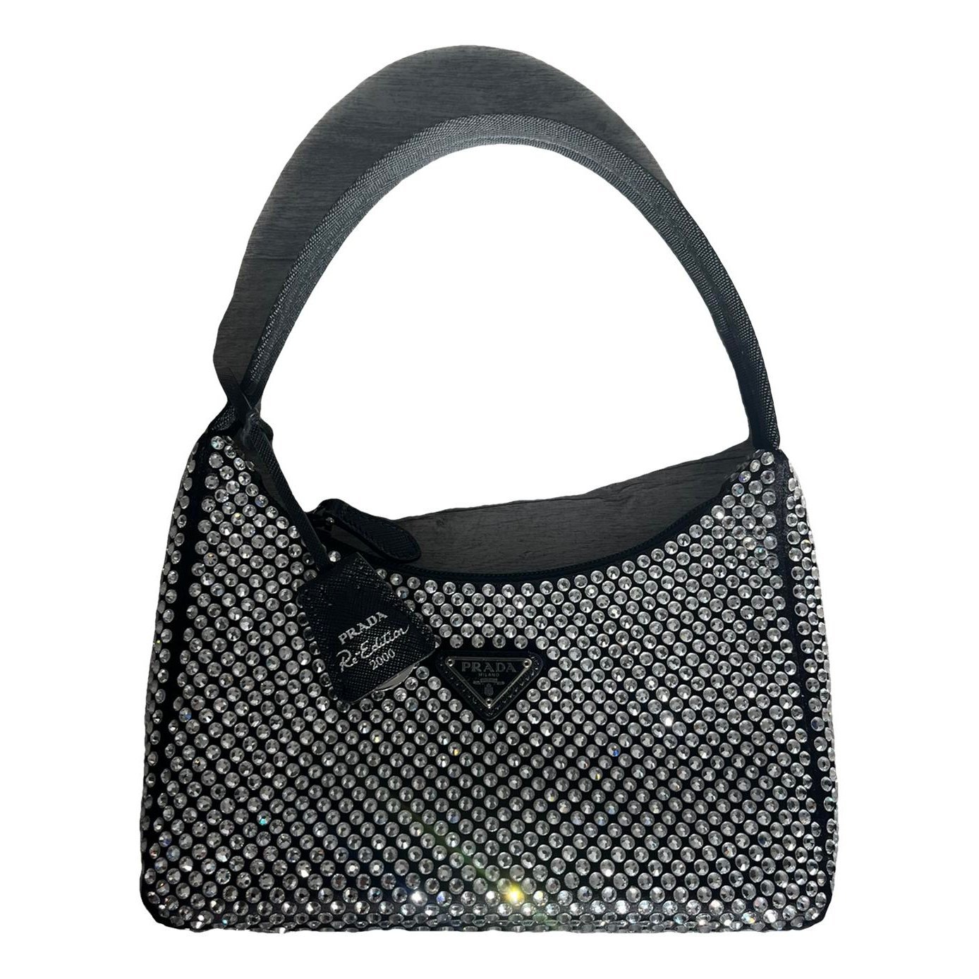 Re-Nylon silk handbag