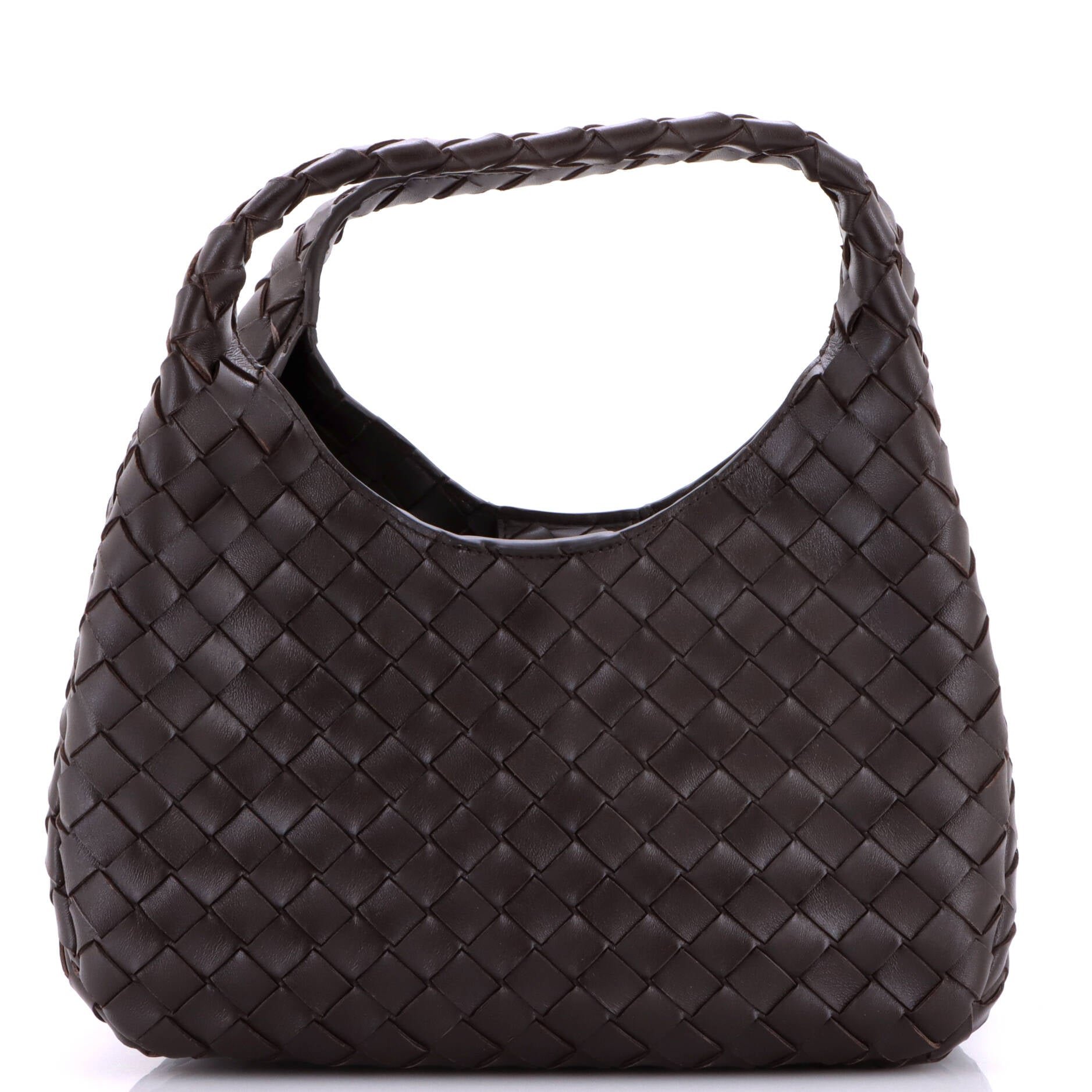 Campana NM Hobo Intrecciato Leather Small