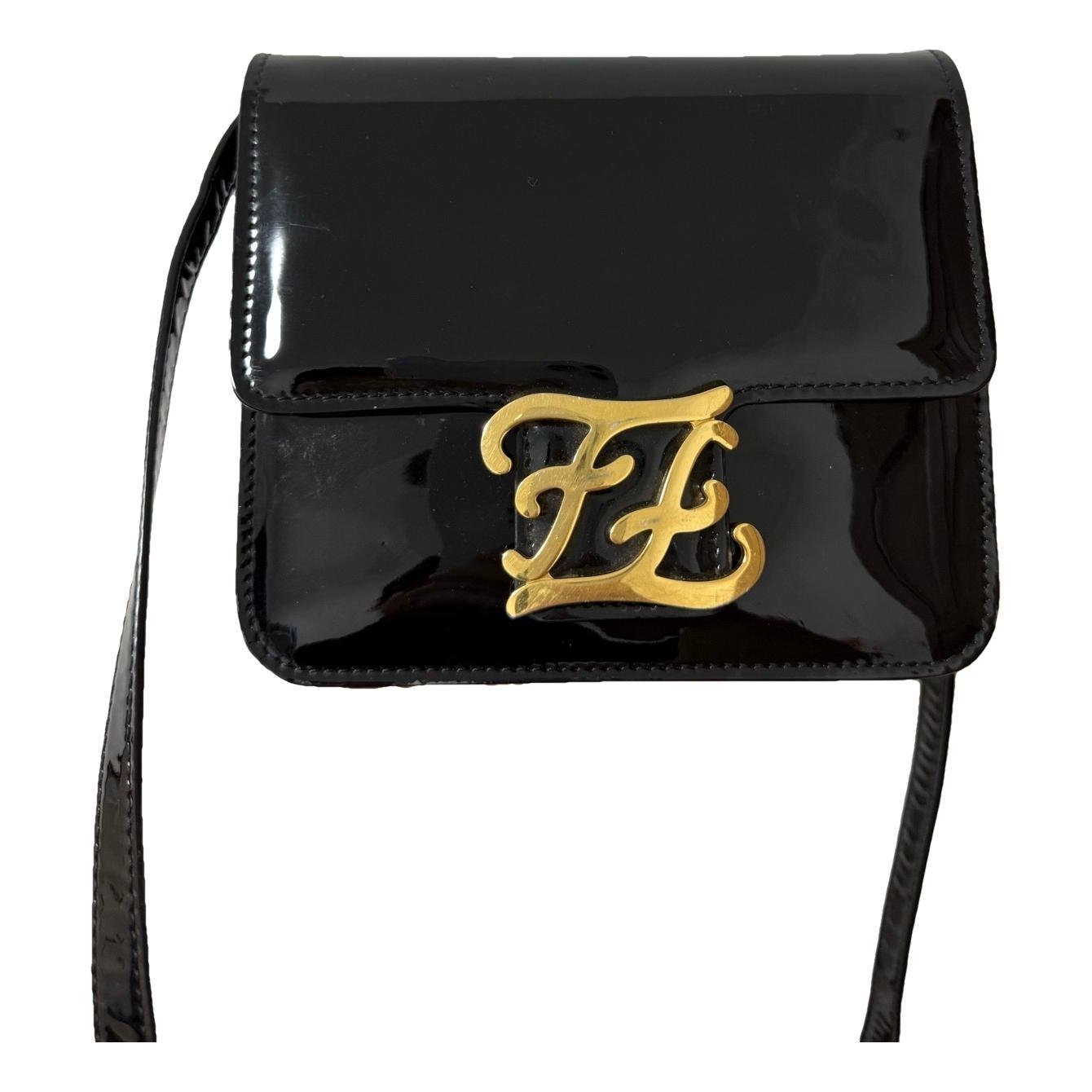 Patent leather crossbody bag