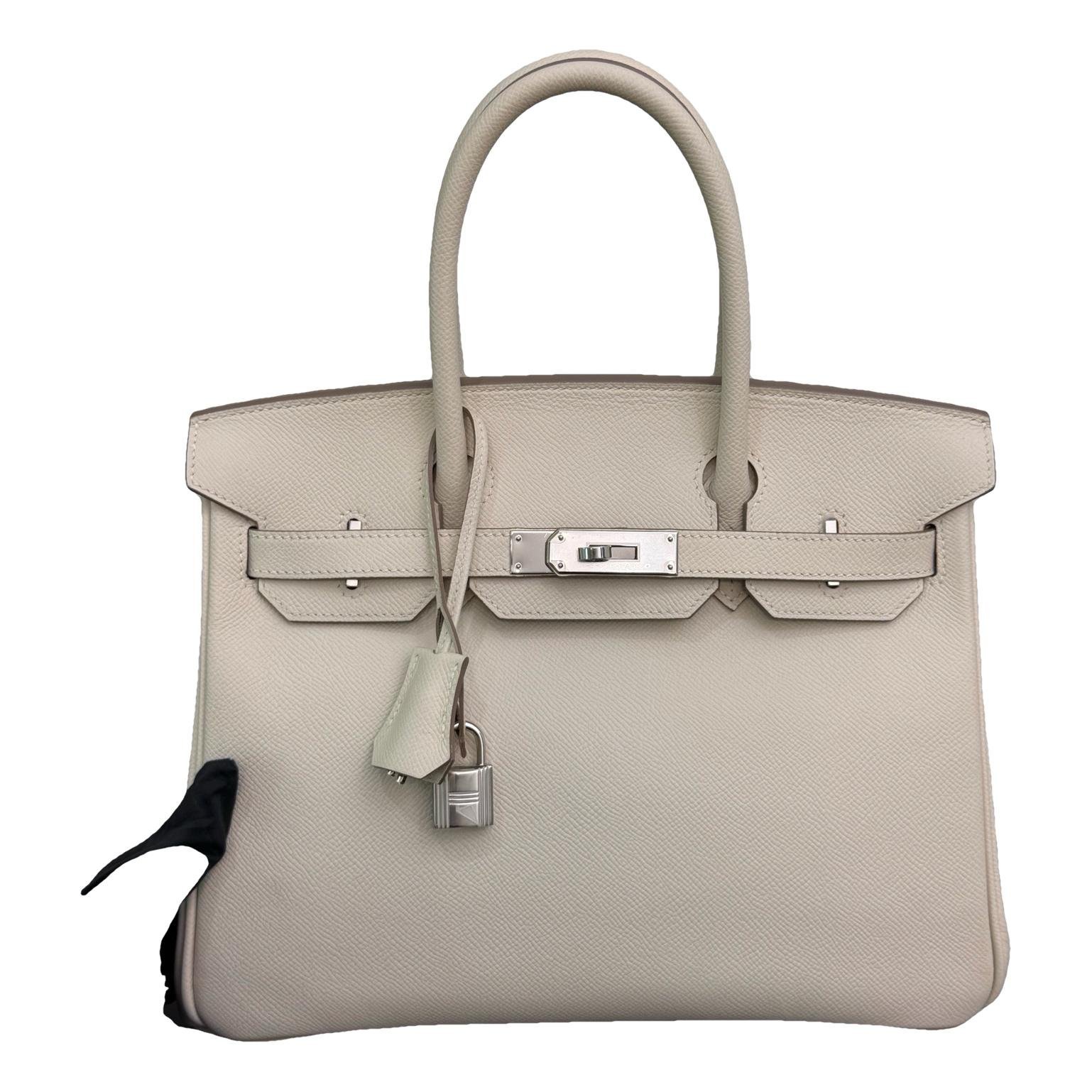 Birkin 30 leather handbag