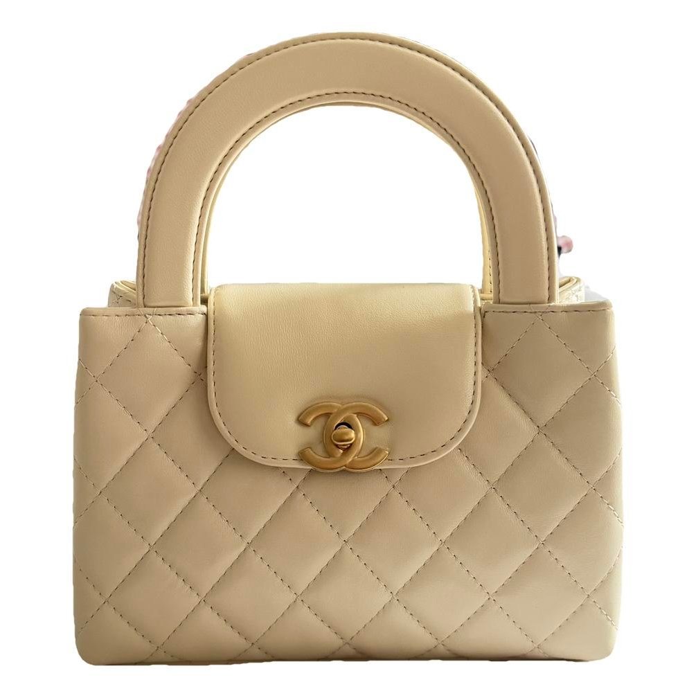 Mini Shopping leather tote