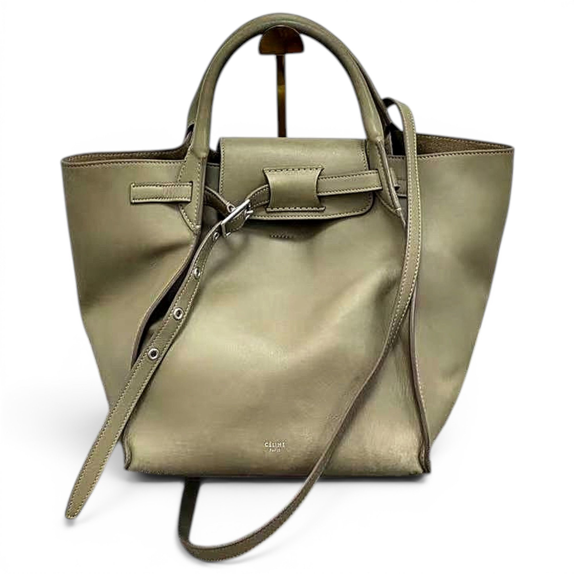 Big Bag leather handbag