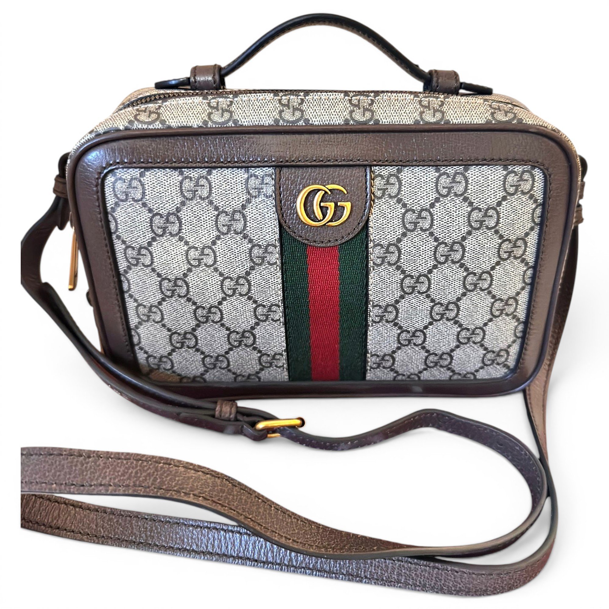 Leather crossbody bag