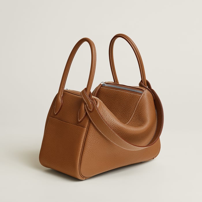 Gold Lindy 26 Bag