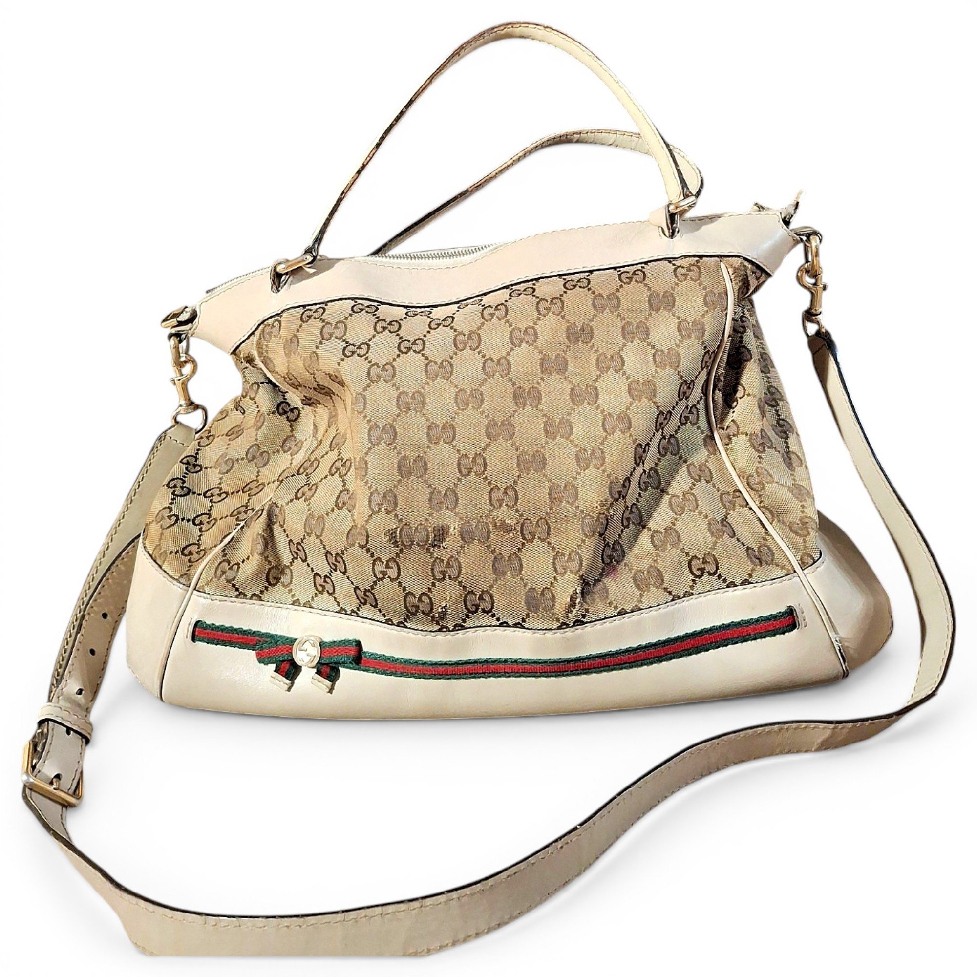 Ophidia leather handbag