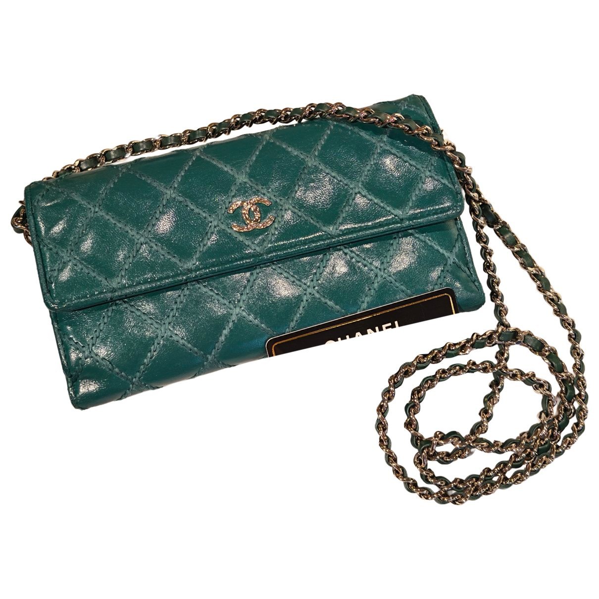 Trendy CC Wallet on Chain leather crossbody bag