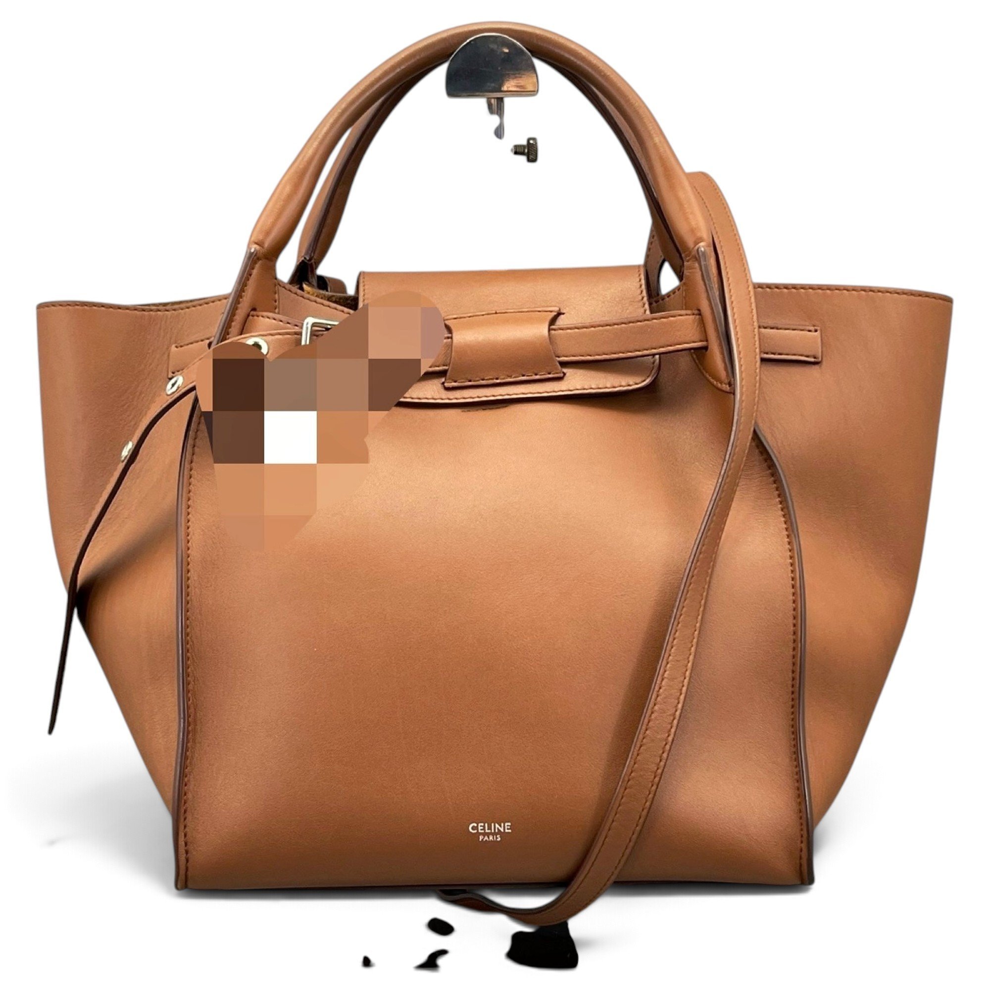 Big Bag leather handbag