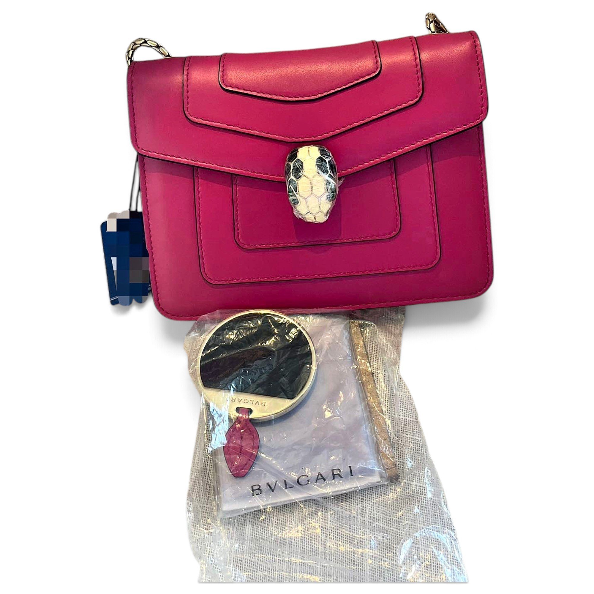 Serpenti leather crossbody bag