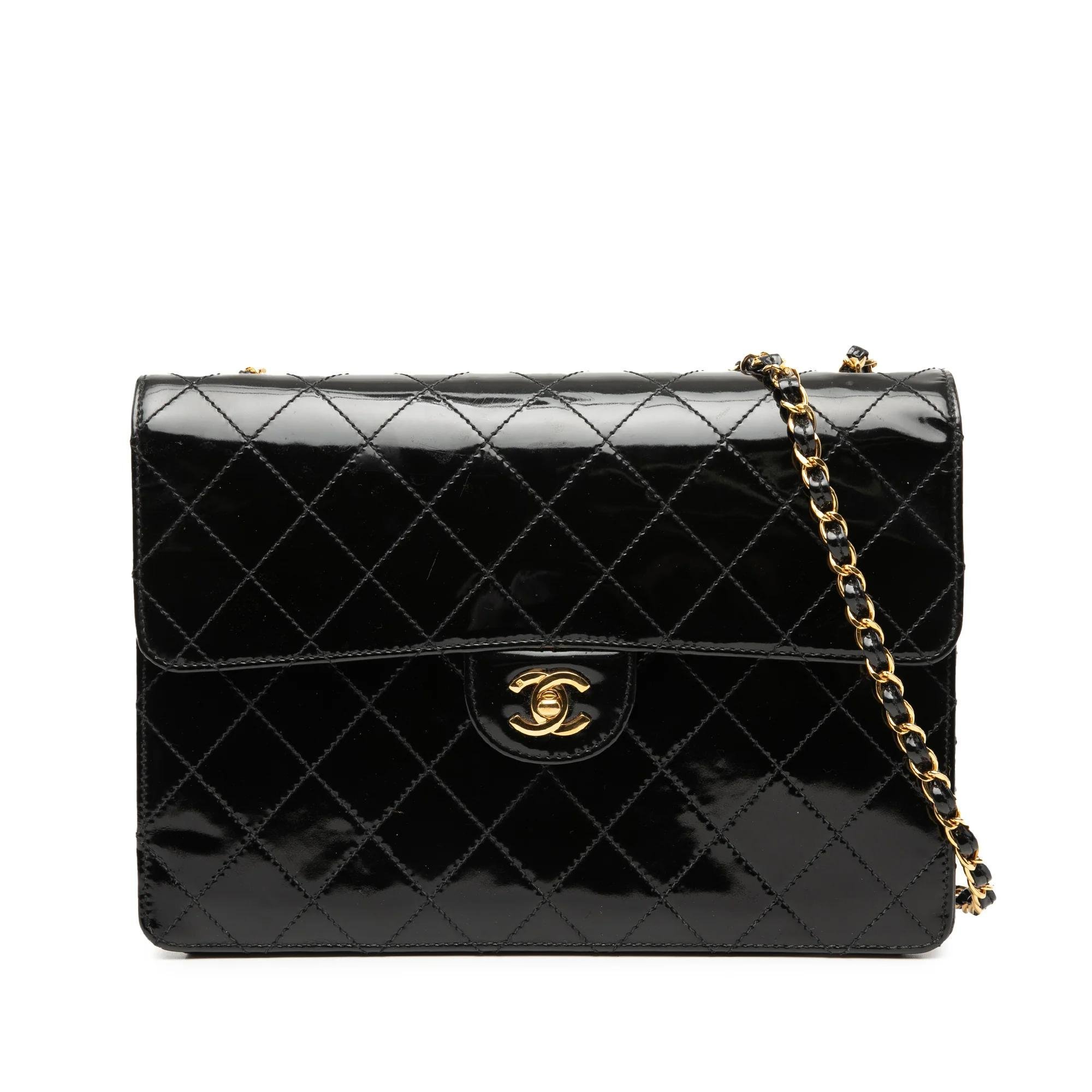 Timeless/Classique patent leather handbag