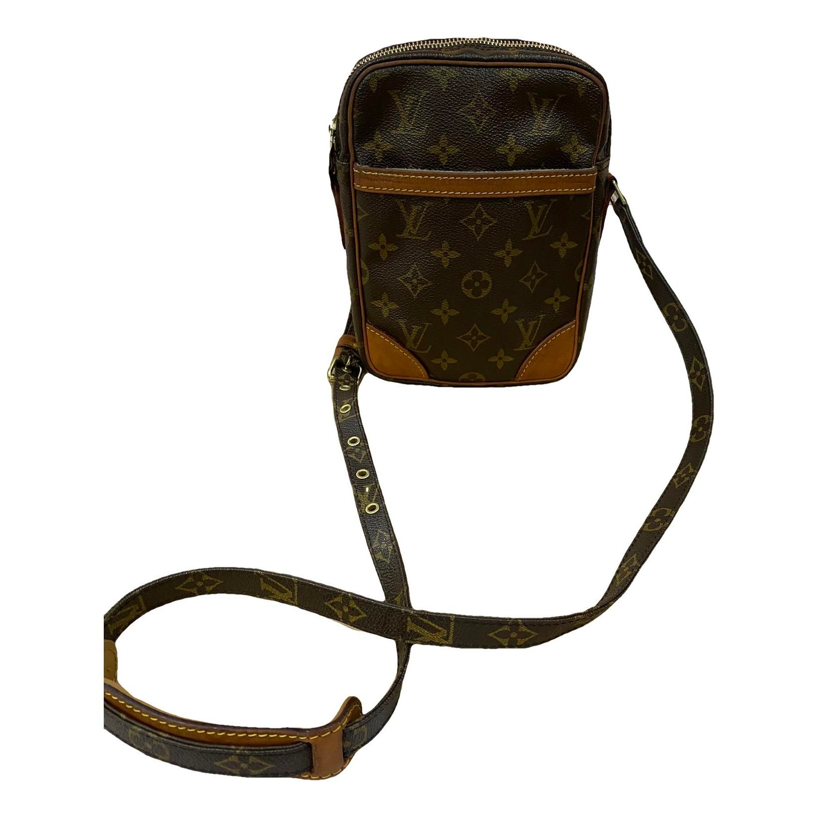 Danube leather crossbody bag