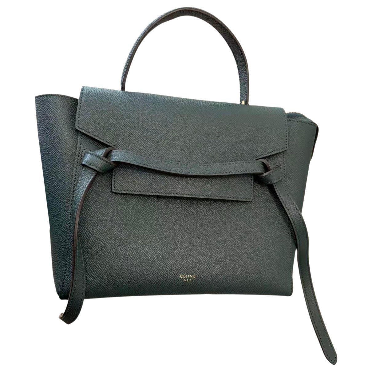 Belt leather handbag