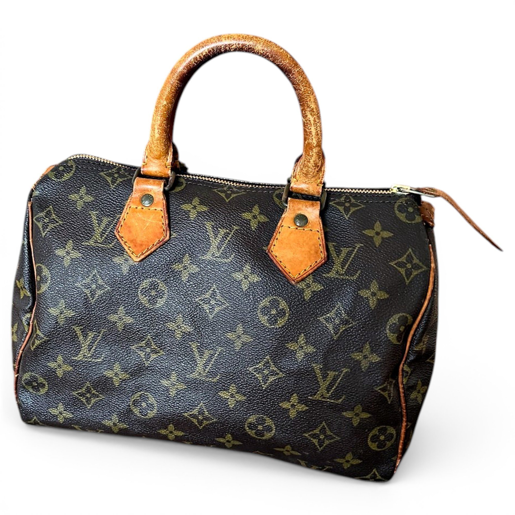 Speedy leather handbag