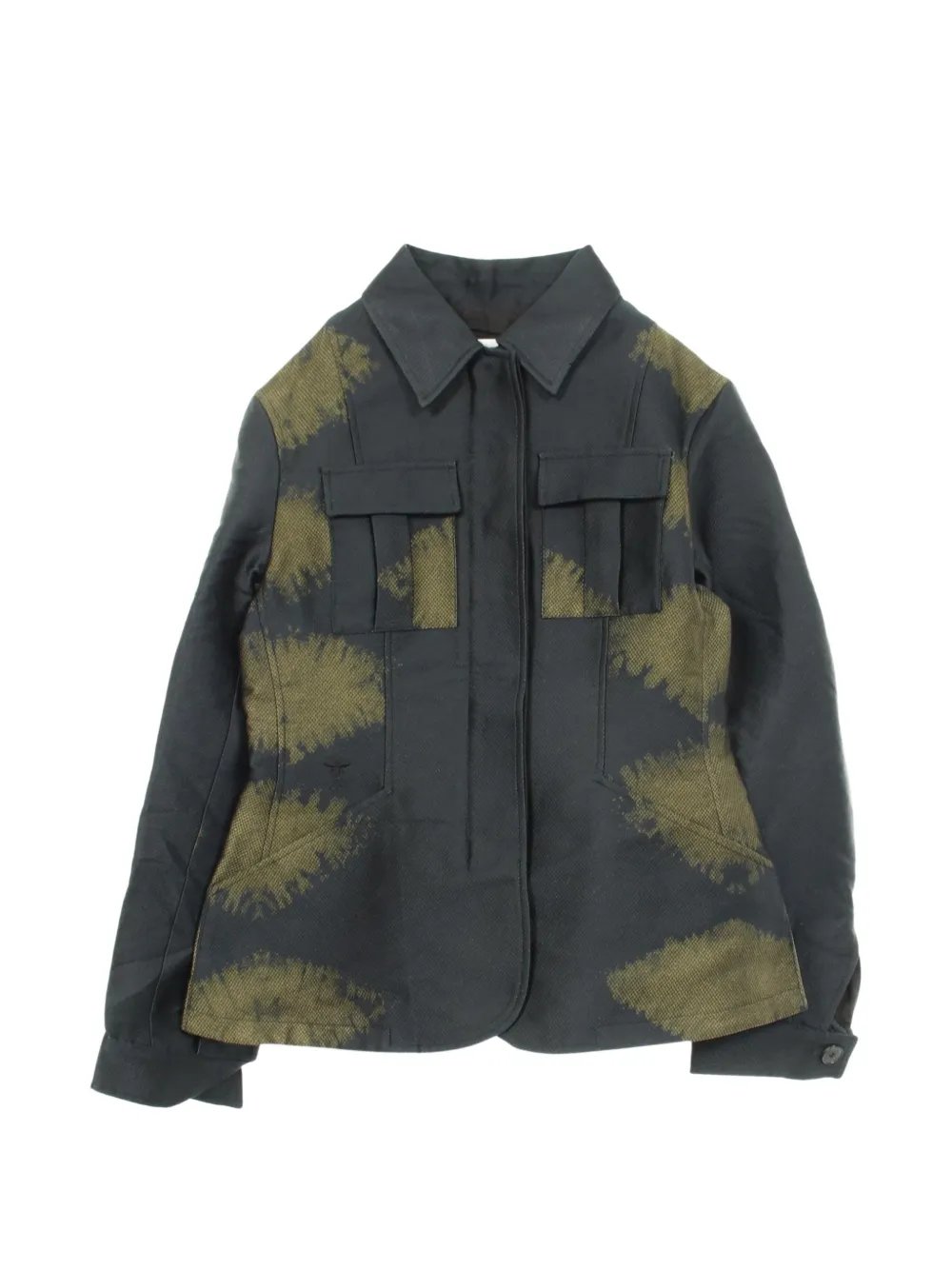 flap-pockets shirt jacket