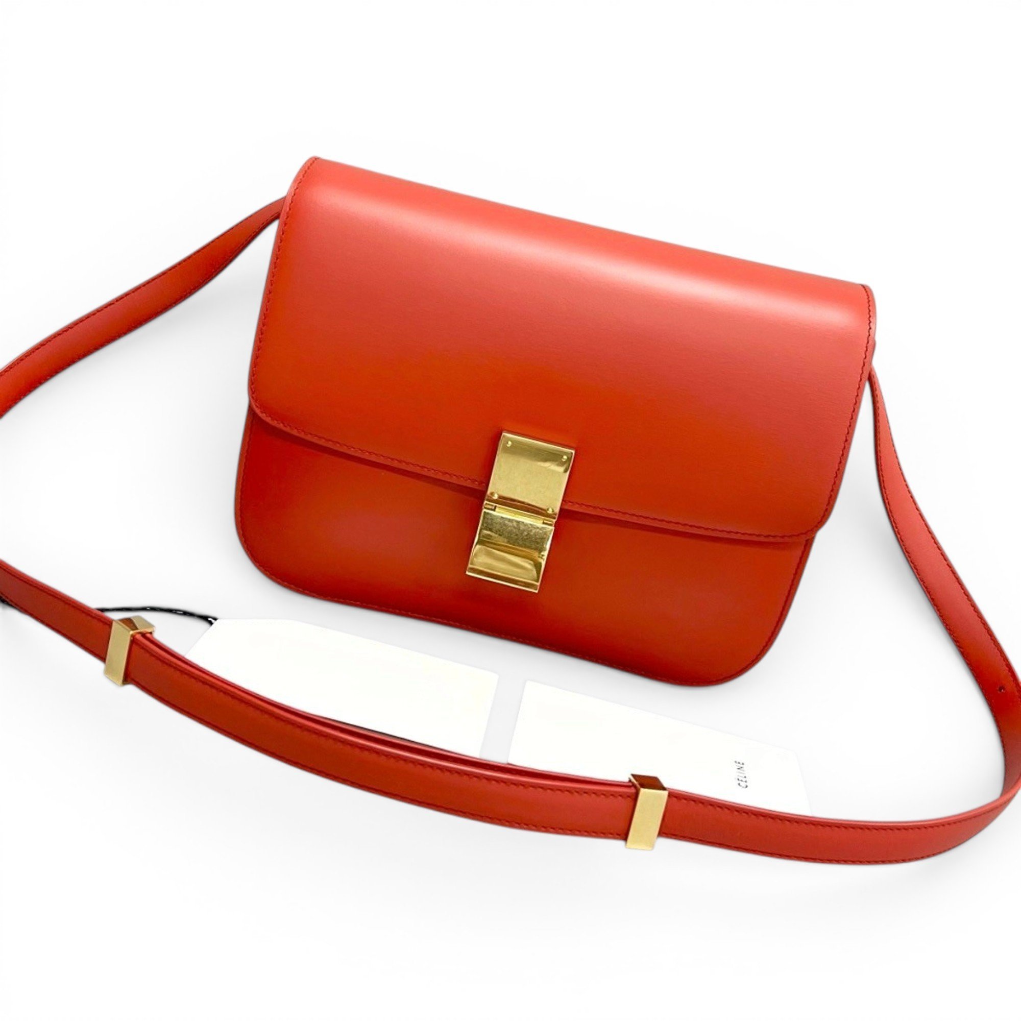 Classic leather handbag