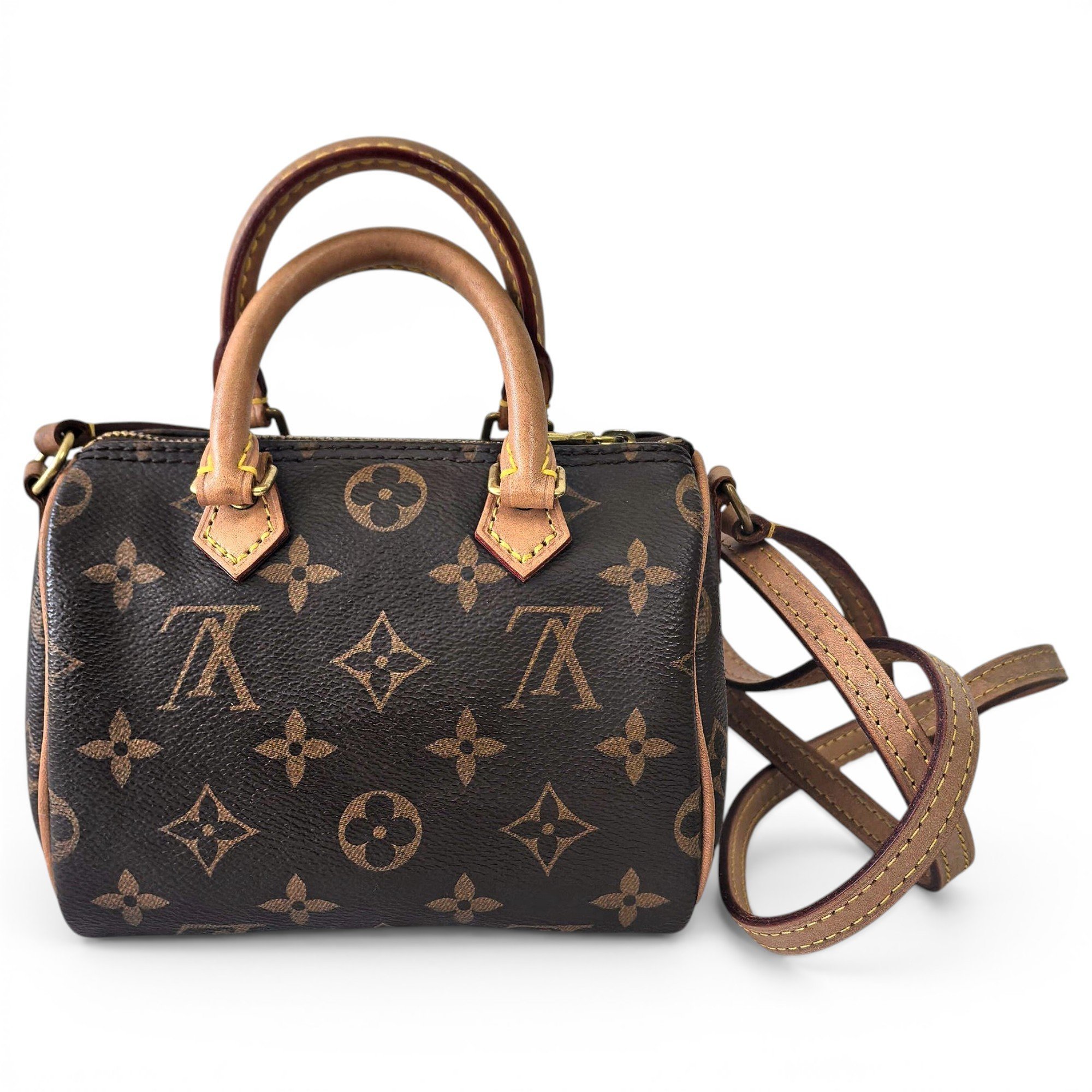 Nano Speedy / Mini HL leather handbag
