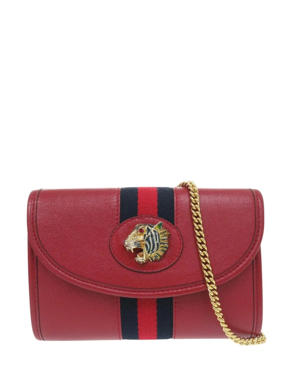 2016-2026 Mini Calfskin Rajah Web Chain crossbody bag