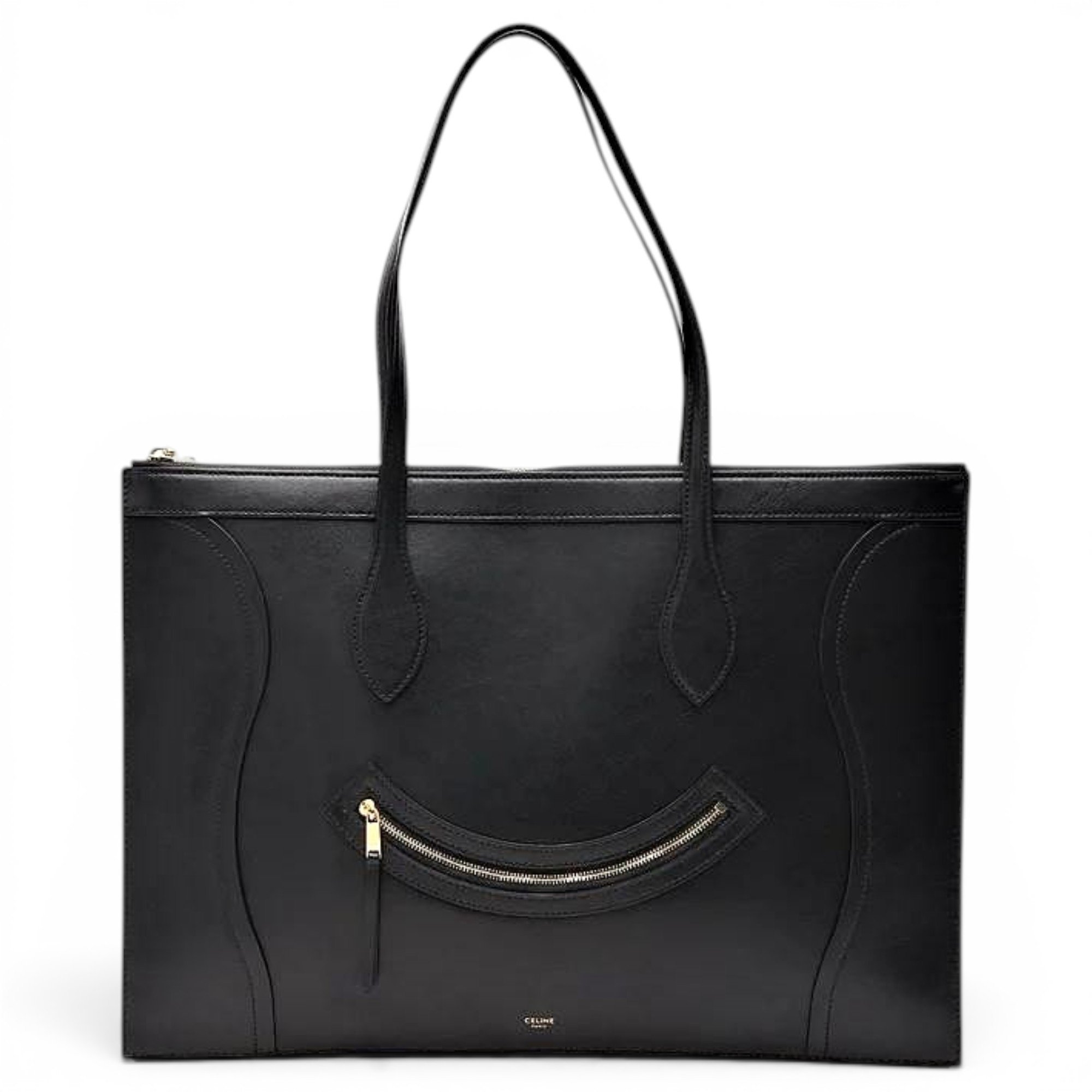 Celine Cabas leather handbag