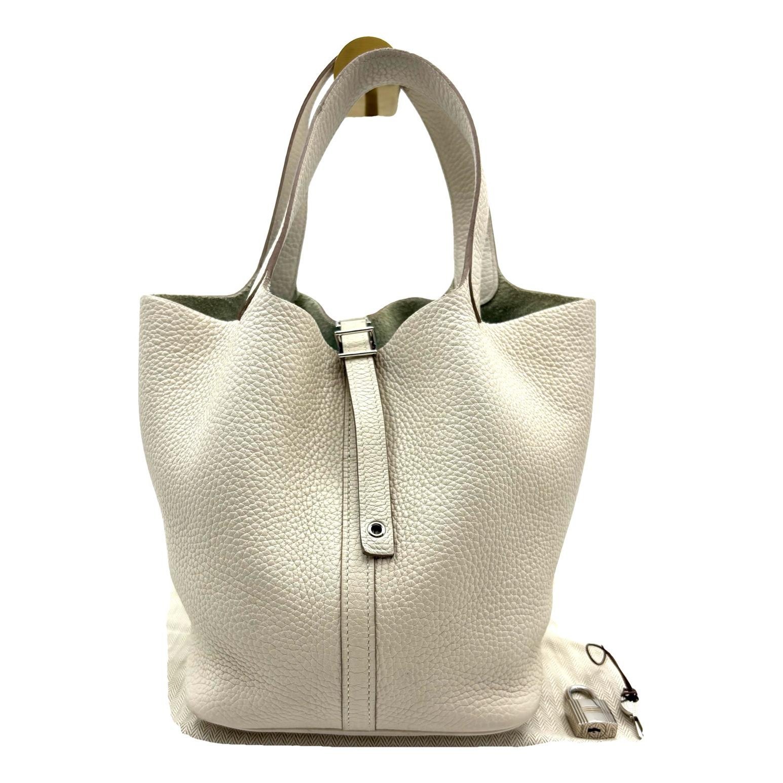 Picotin leather handbag