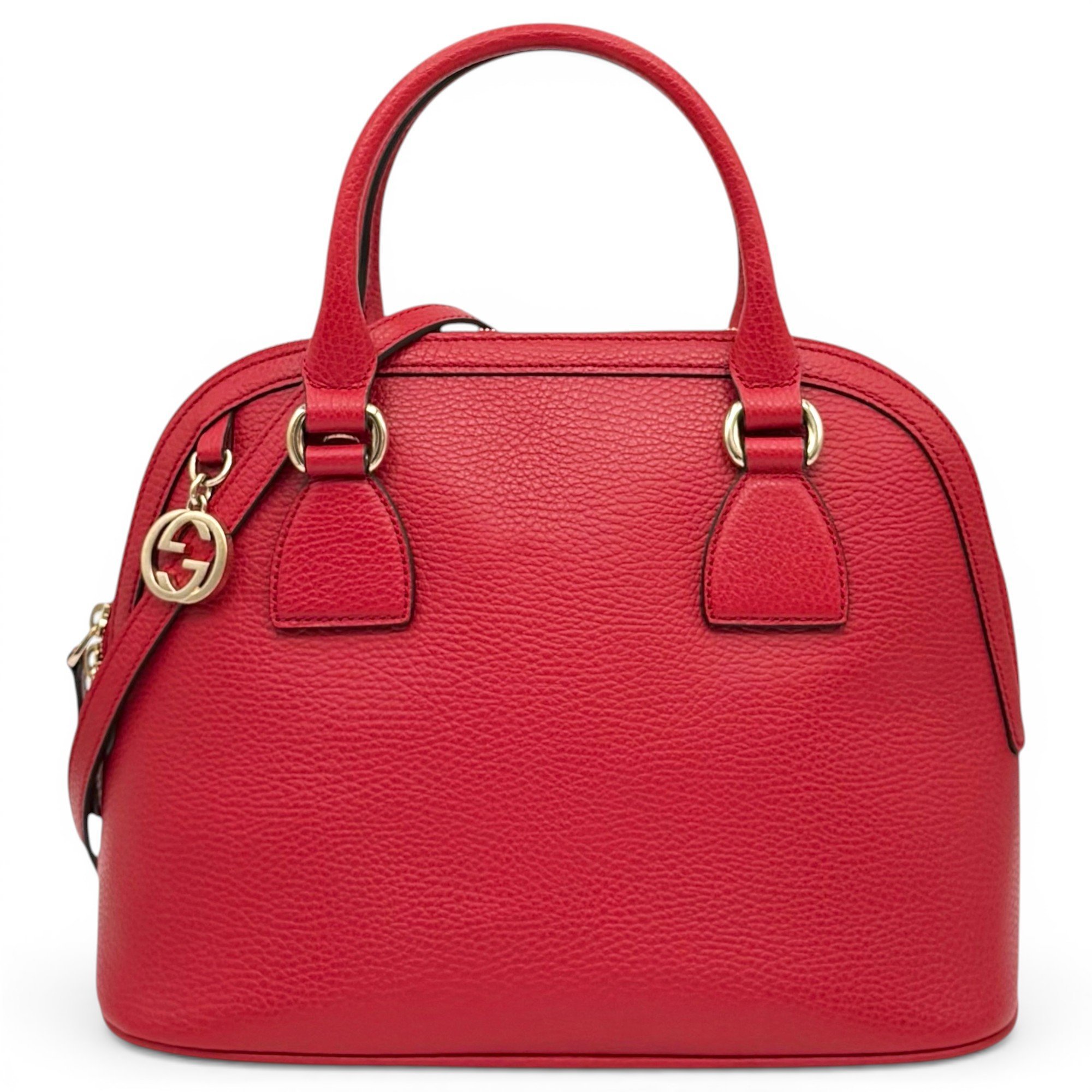 Dôme pony-style calfskin handbag