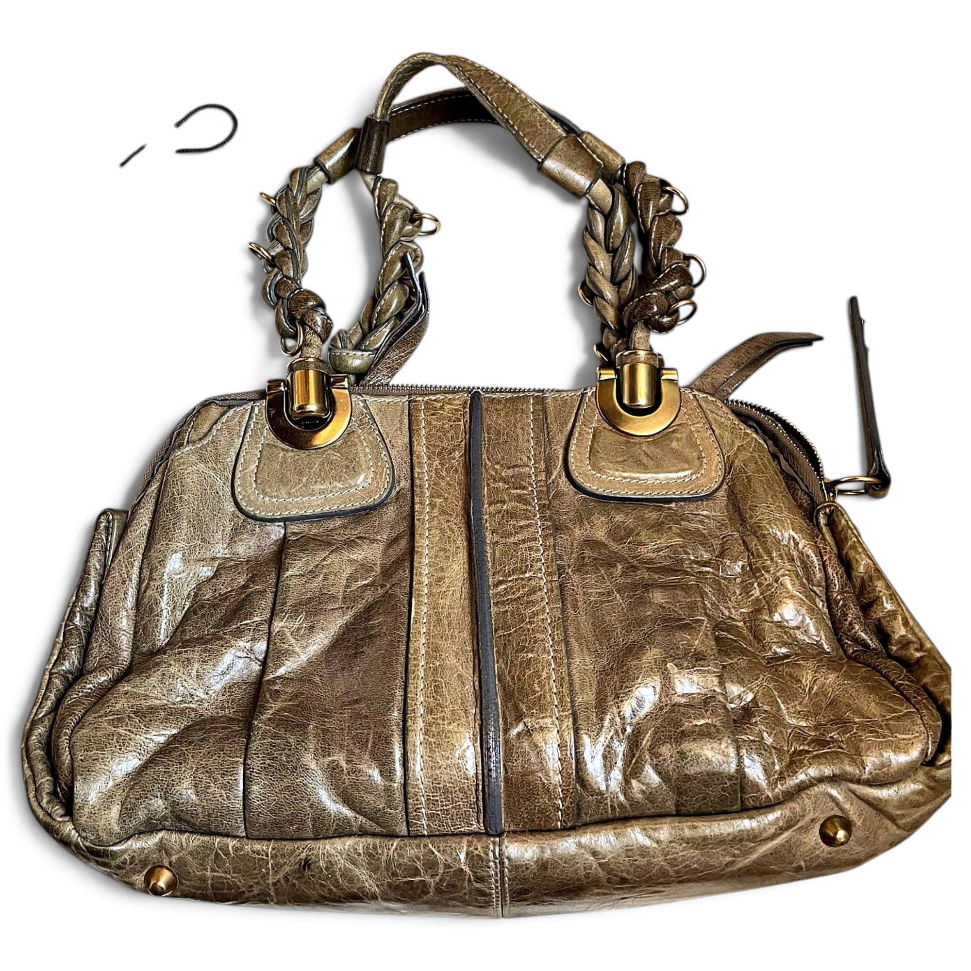 Leather handbag