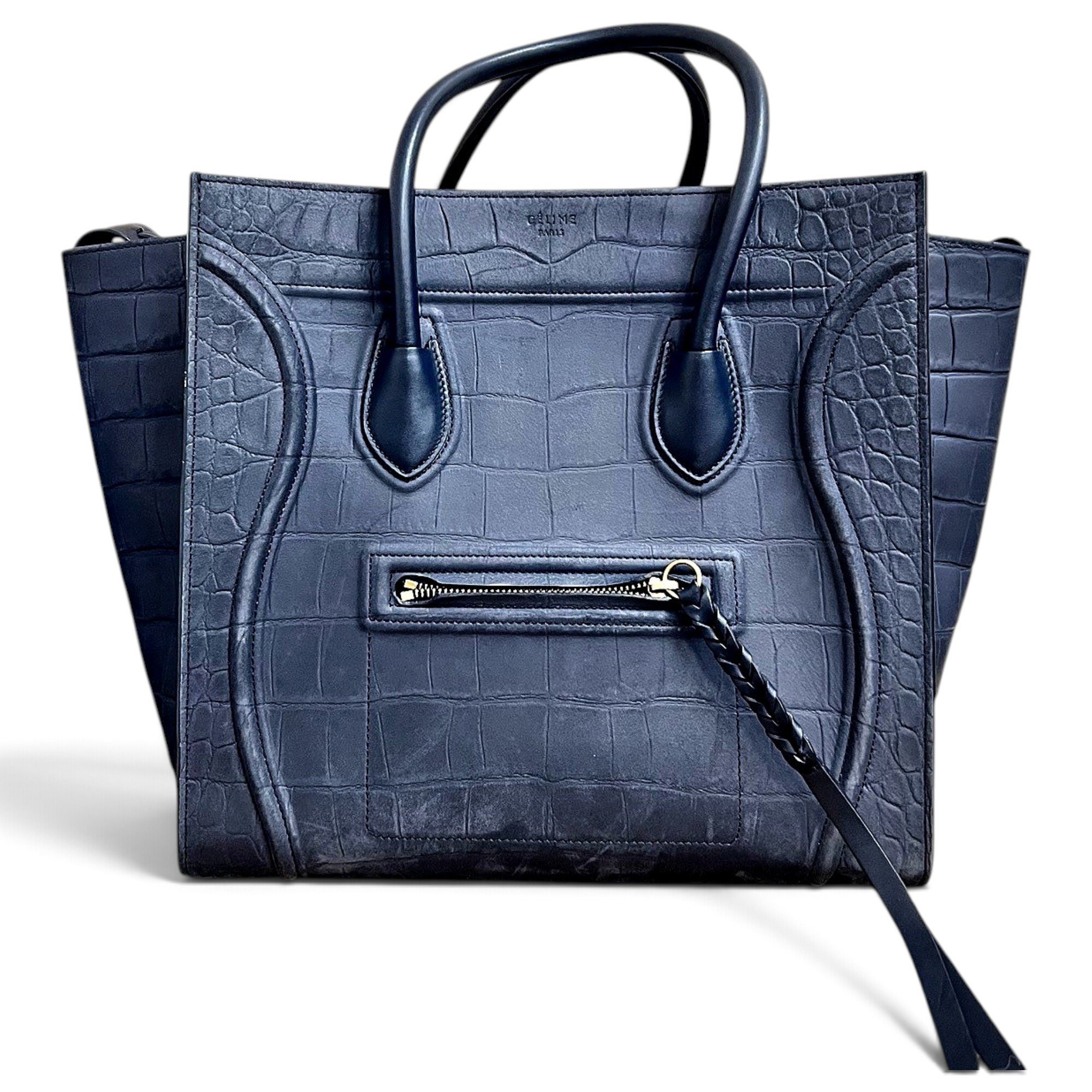 Celine Luggage Phantom leather handbag