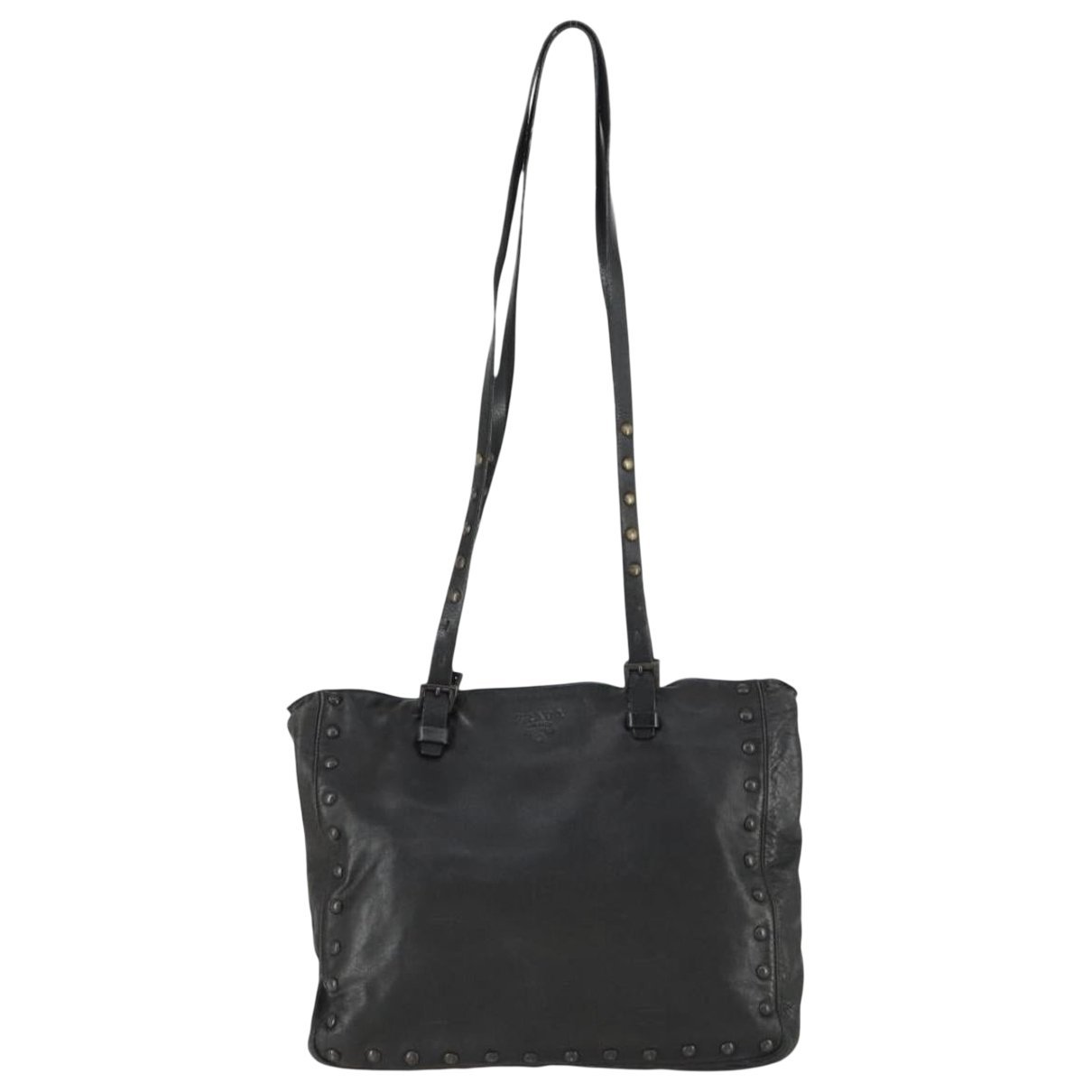 Leather tote
