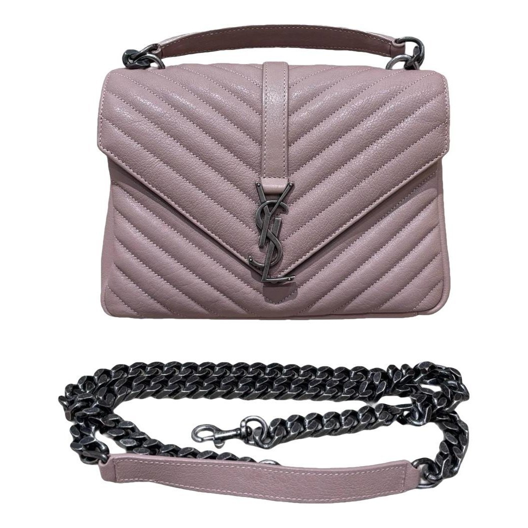 Collége monogramme leather handbag