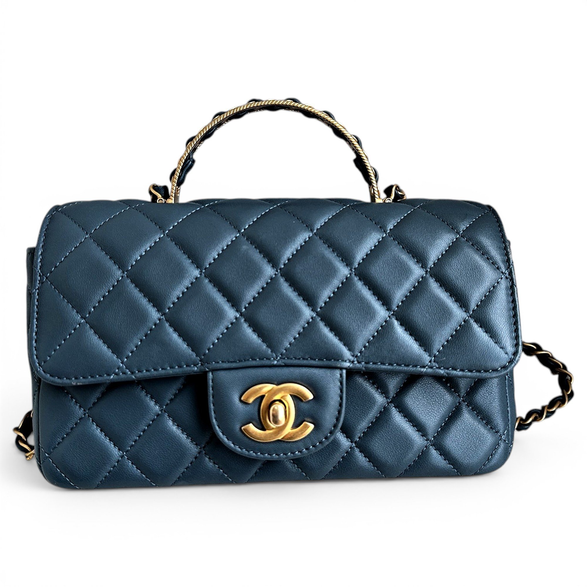 Timeless Classique Top Handle leather handbag